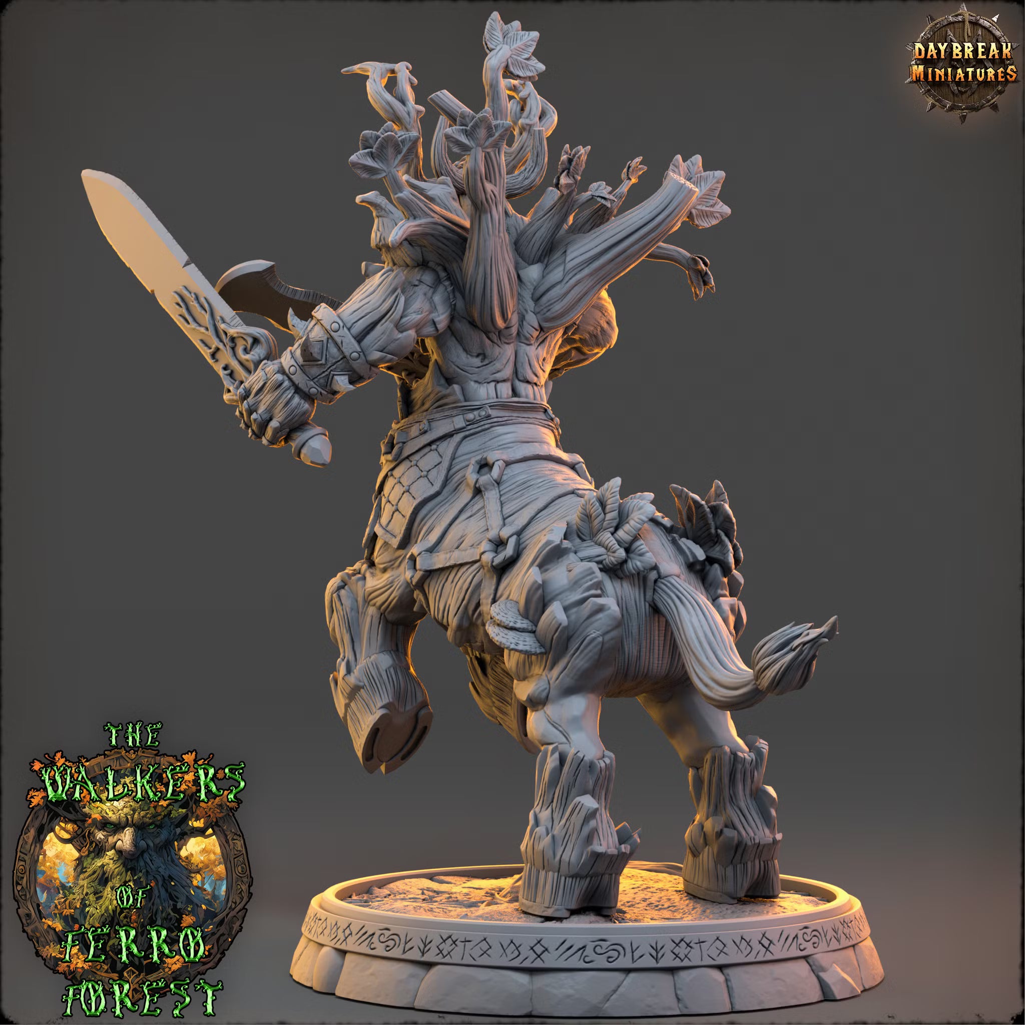 The Walkers of Ferro Forest - Ritter Iskren Vorynth - Daybreak Miniatures — official view 3