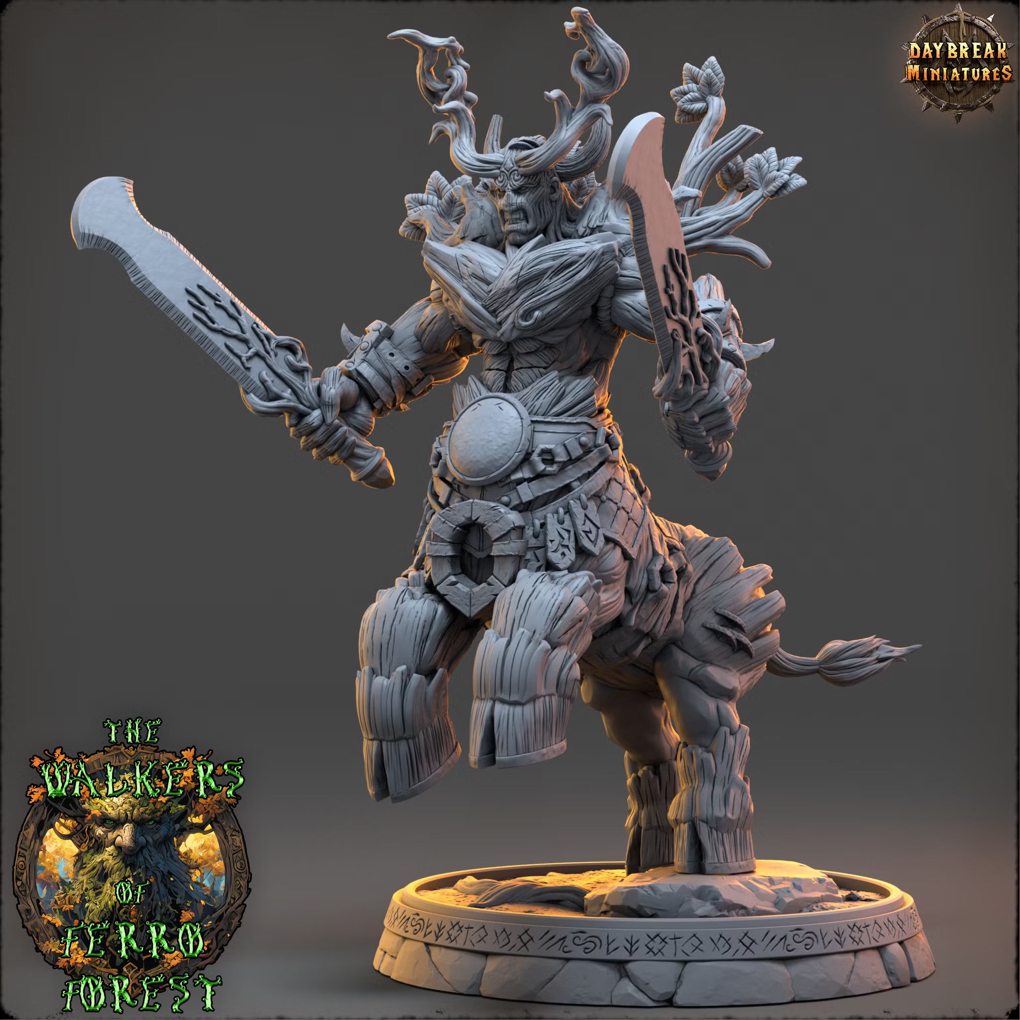 The Walkers of Ferro Forest - Ritter Teryn Eldershade - Daybreak Miniatures — official view 1