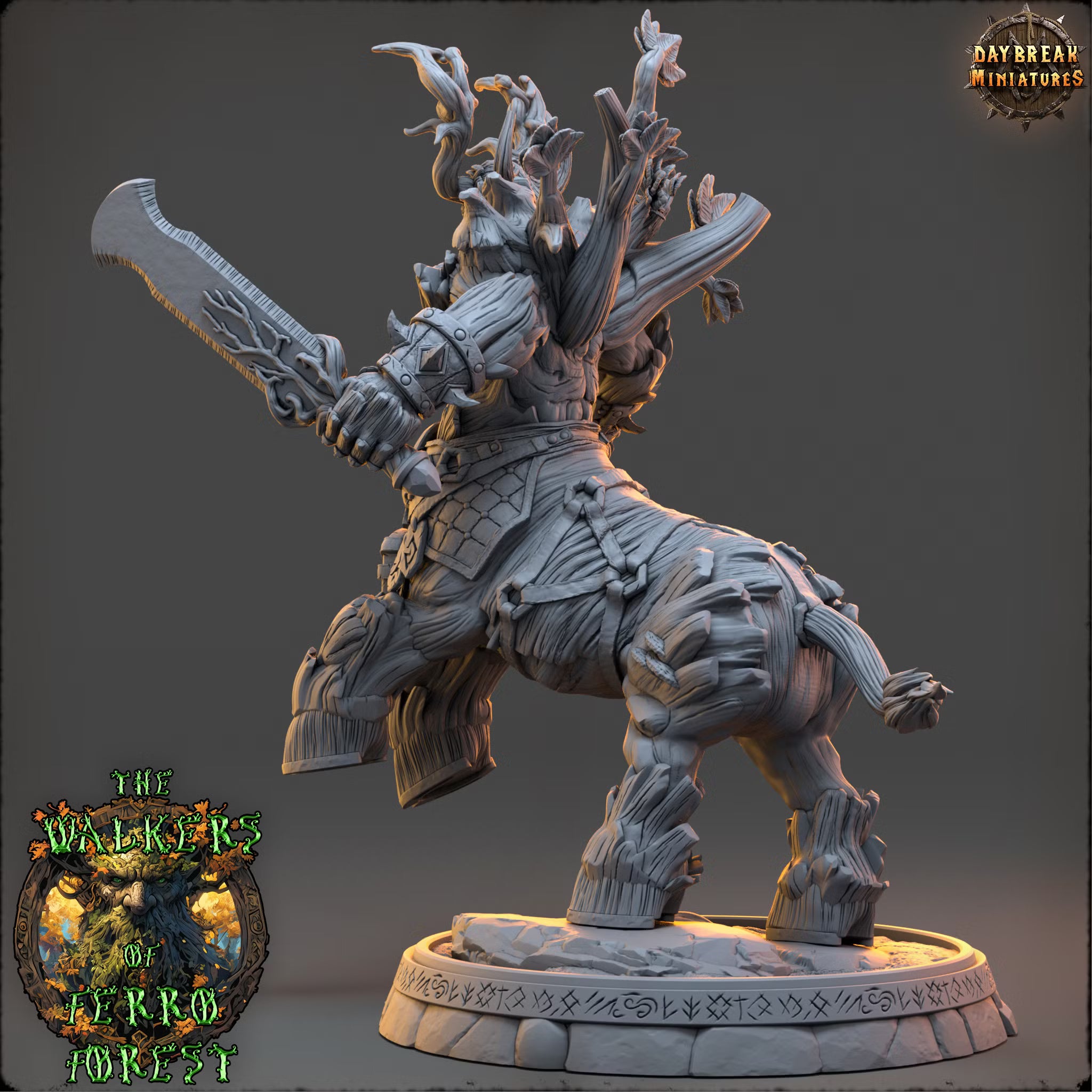 The Walkers of Ferro Forest - Ritter Teryn Eldershade - Daybreak Miniatures — official view 2