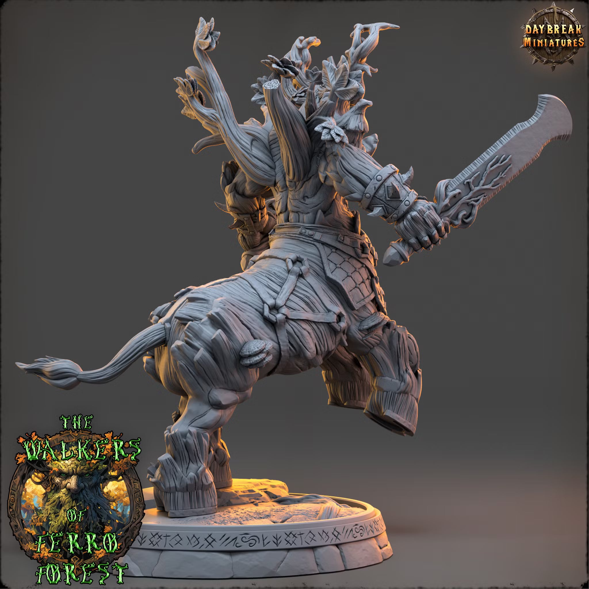 The Walkers of Ferro Forest - Ritter Teryn Eldershade - Daybreak Miniatures — official view 3