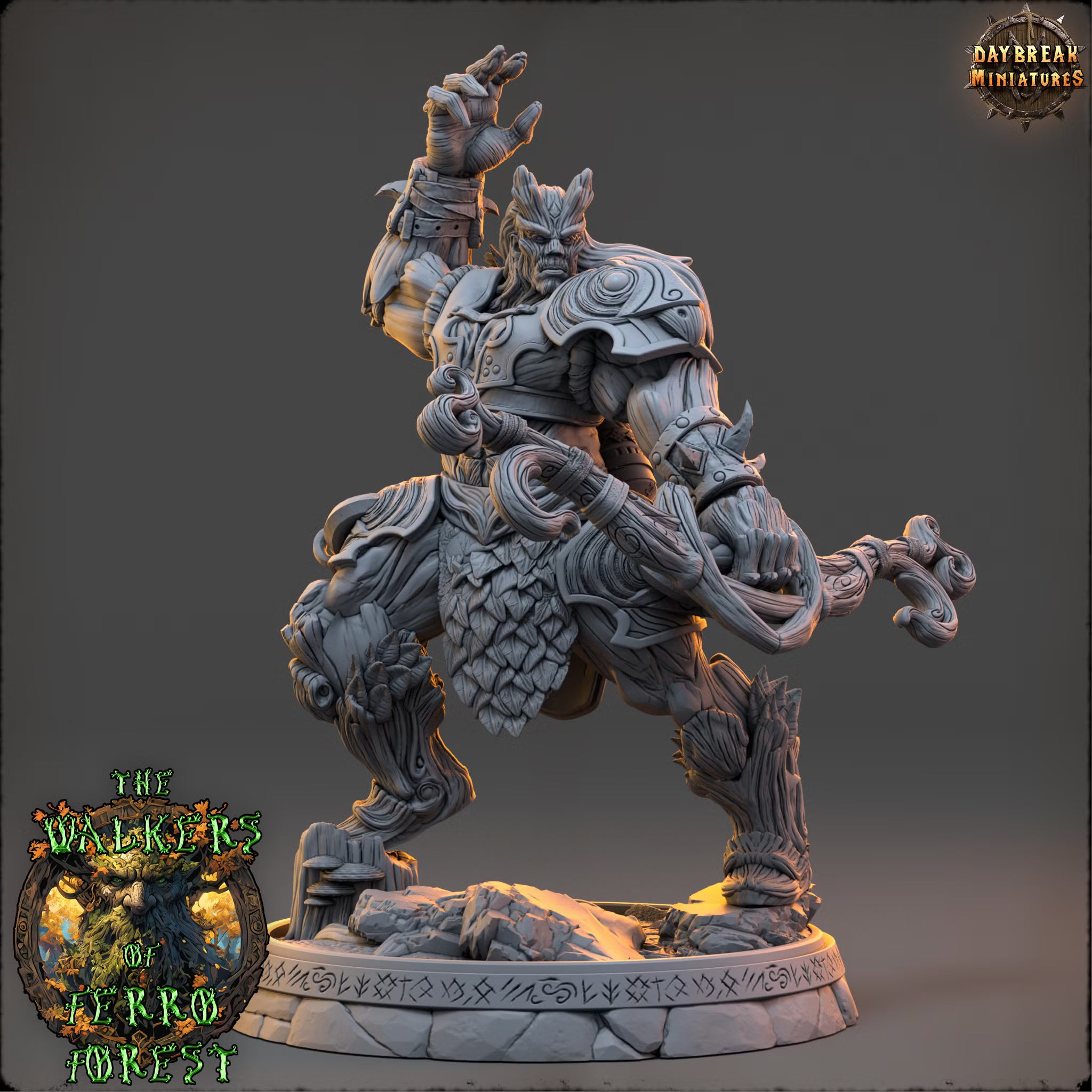 The Walkers of Ferro Forest - Thalrik Veyndar - Daybreak Miniatures — official view 1