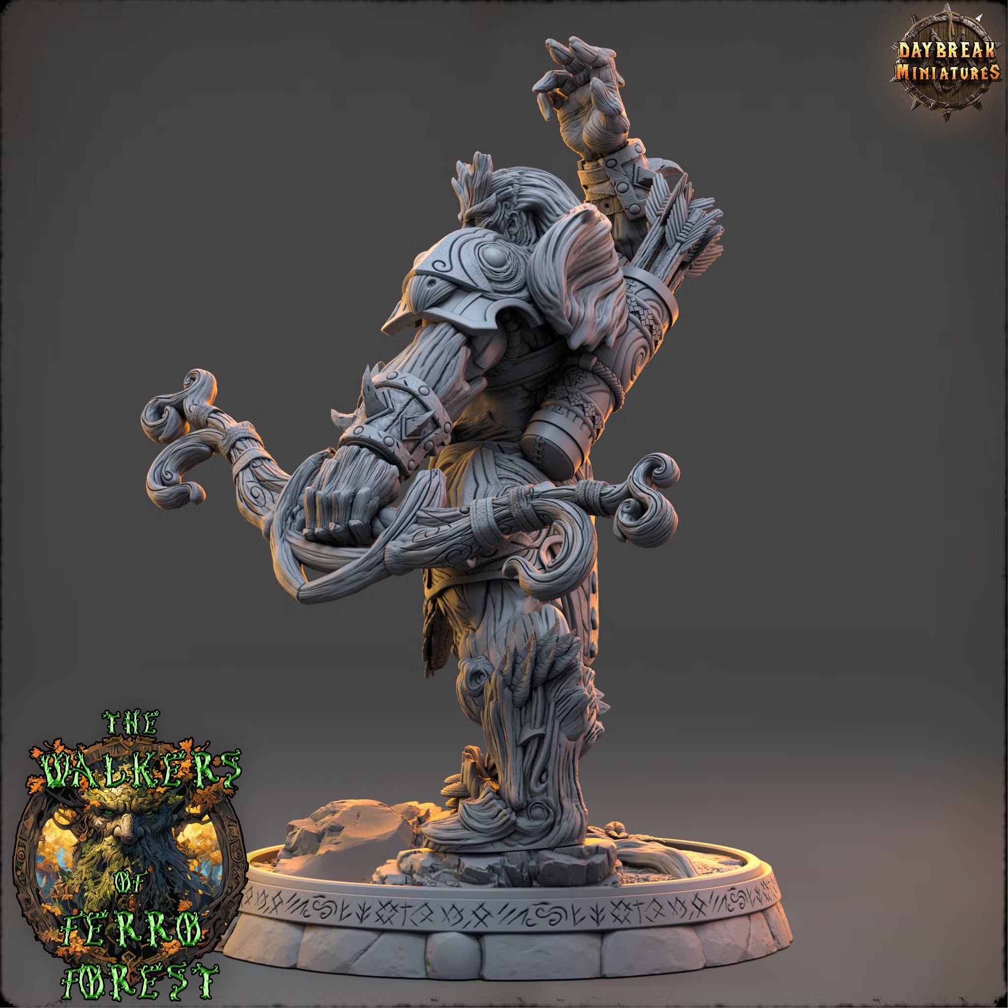 The Walkers of Ferro Forest - Thalrik Veyndar - Daybreak Miniatures — official view 2