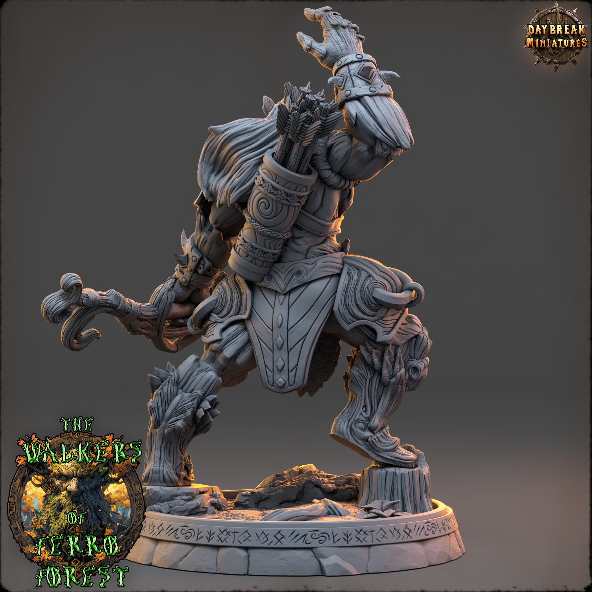 The Walkers of Ferro Forest - Thalrik Veyndar - Daybreak Miniatures — official view 3