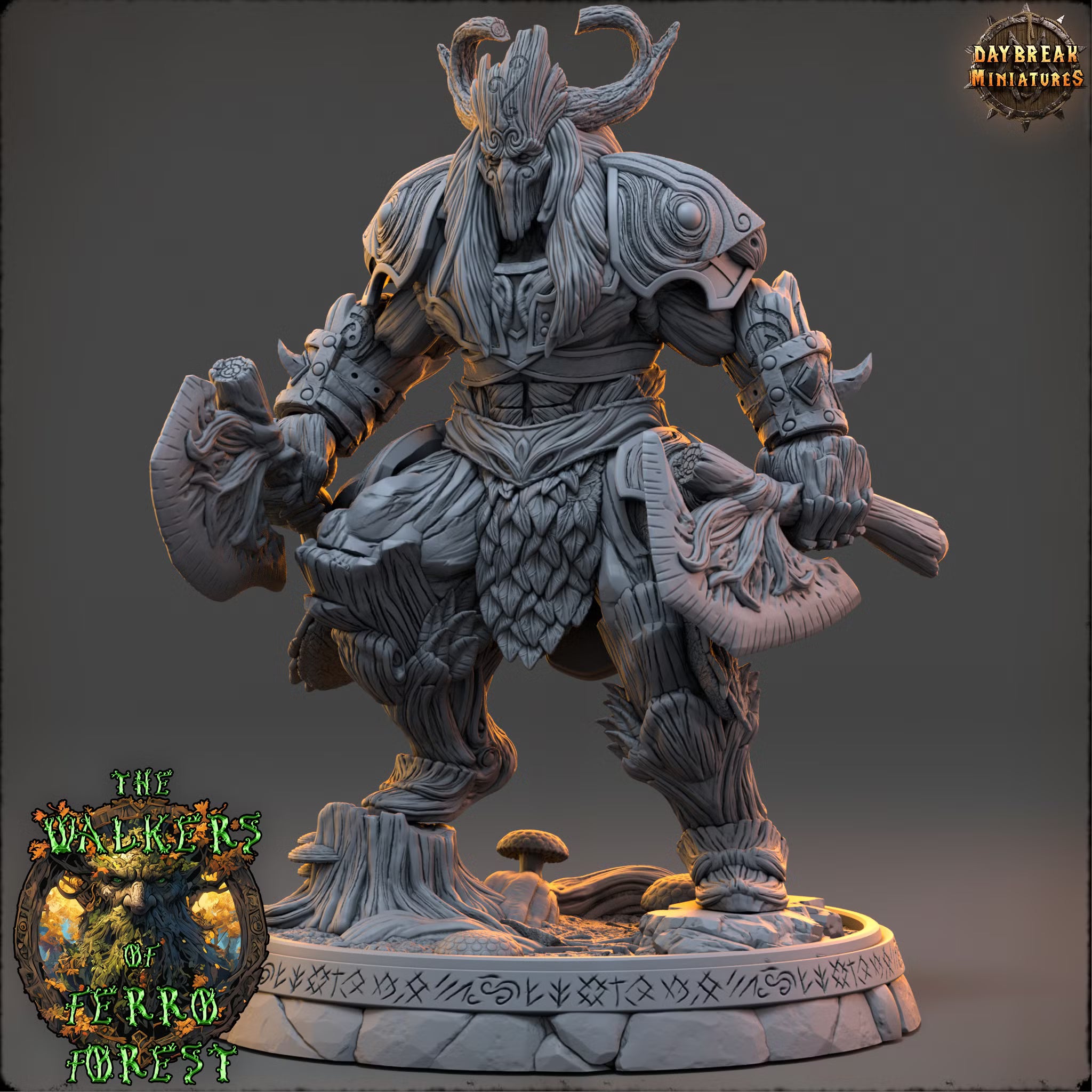 The Walkers of Ferro Forest - Vaelith Duskborne - Daybreak Miniatures — official view 1
