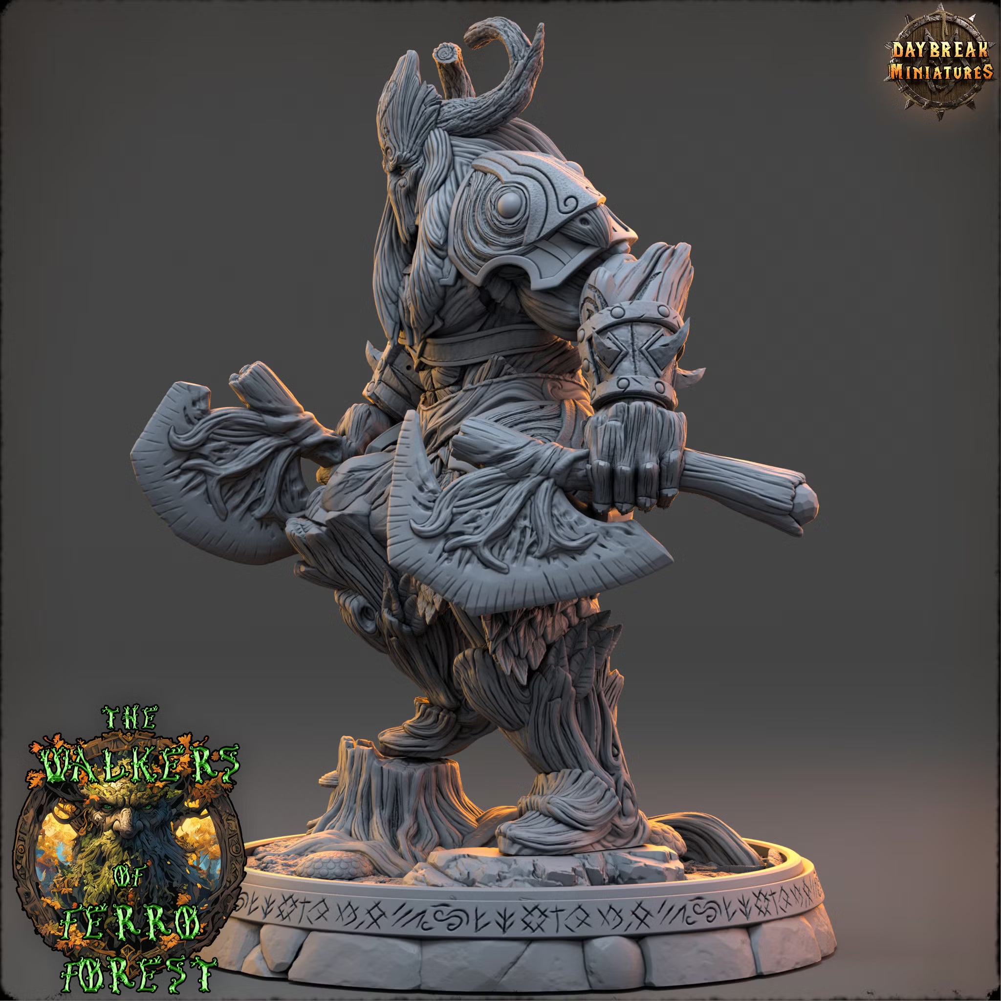 The Walkers of Ferro Forest - Vaelith Duskborne - Daybreak Miniatures — official view 2
