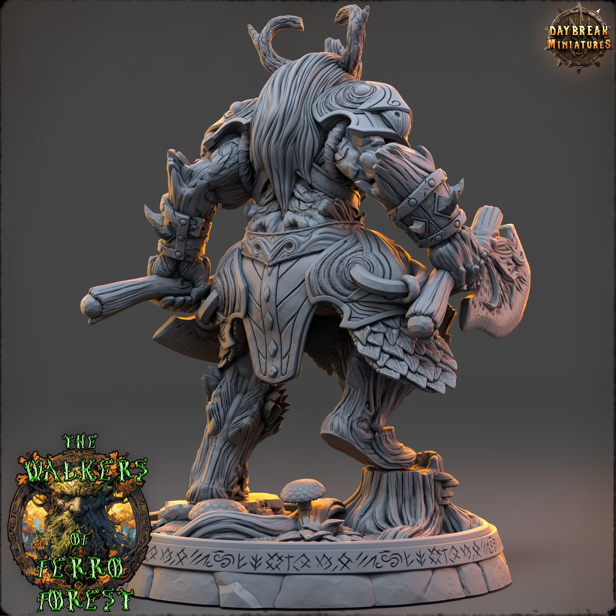 The Walkers of Ferro Forest - Vaelith Duskborne - Daybreak Miniatures — official view 3