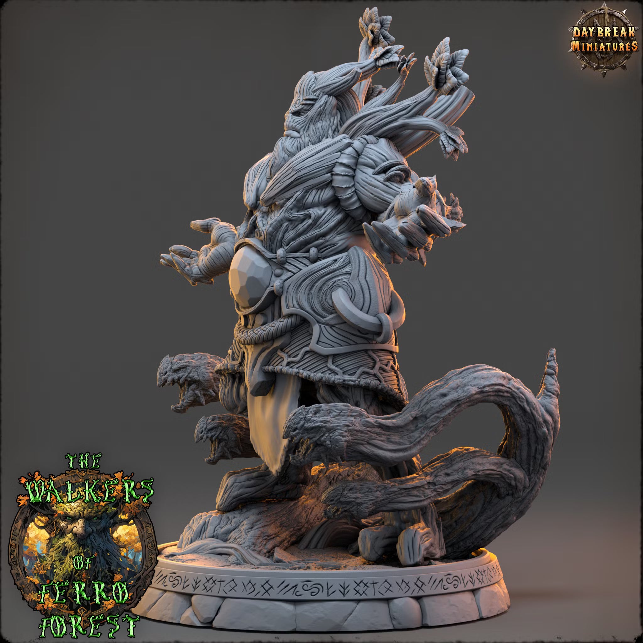 The Walkers of Ferro Forest - Xyvaris Moorhallow - Daybreak Miniatures — official view 2