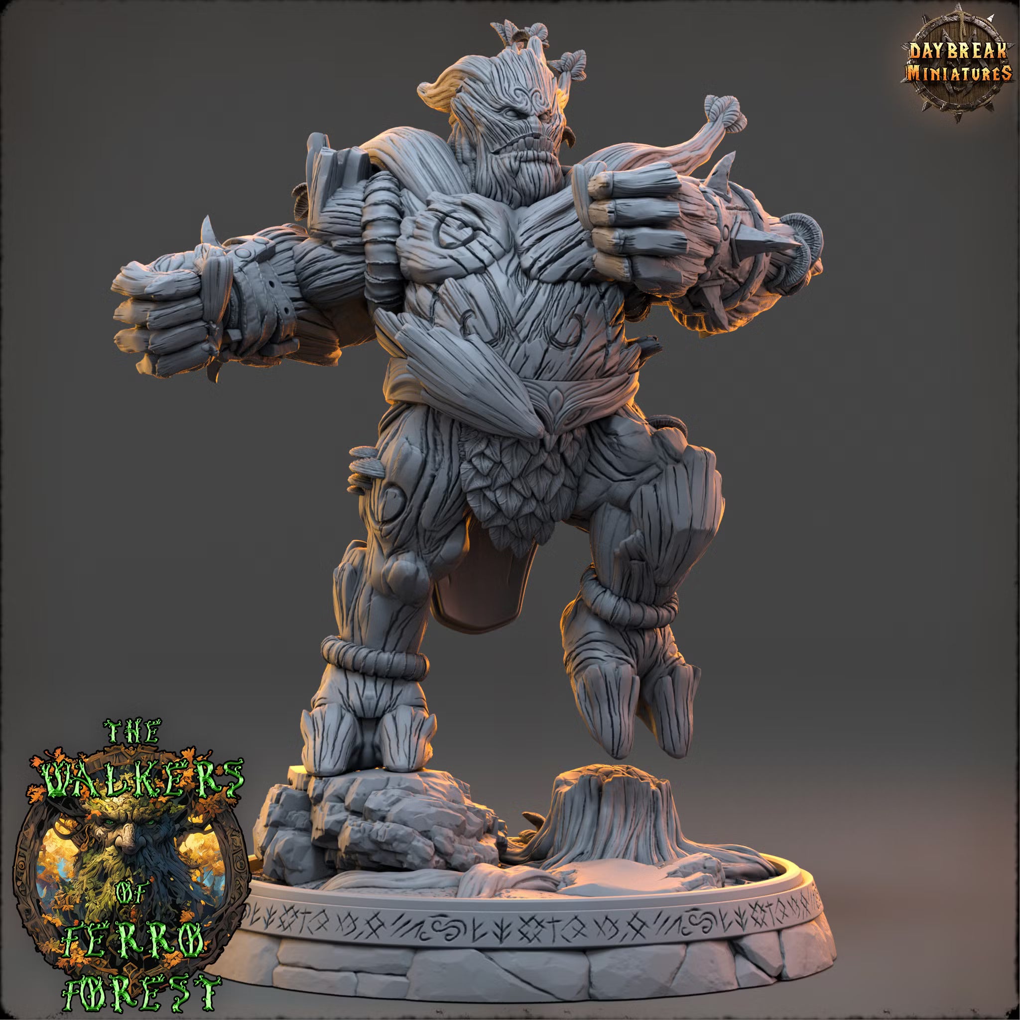The Walkers of Ferro Forest - Zareth Thornveil - Daybreak Miniatures — official view 1