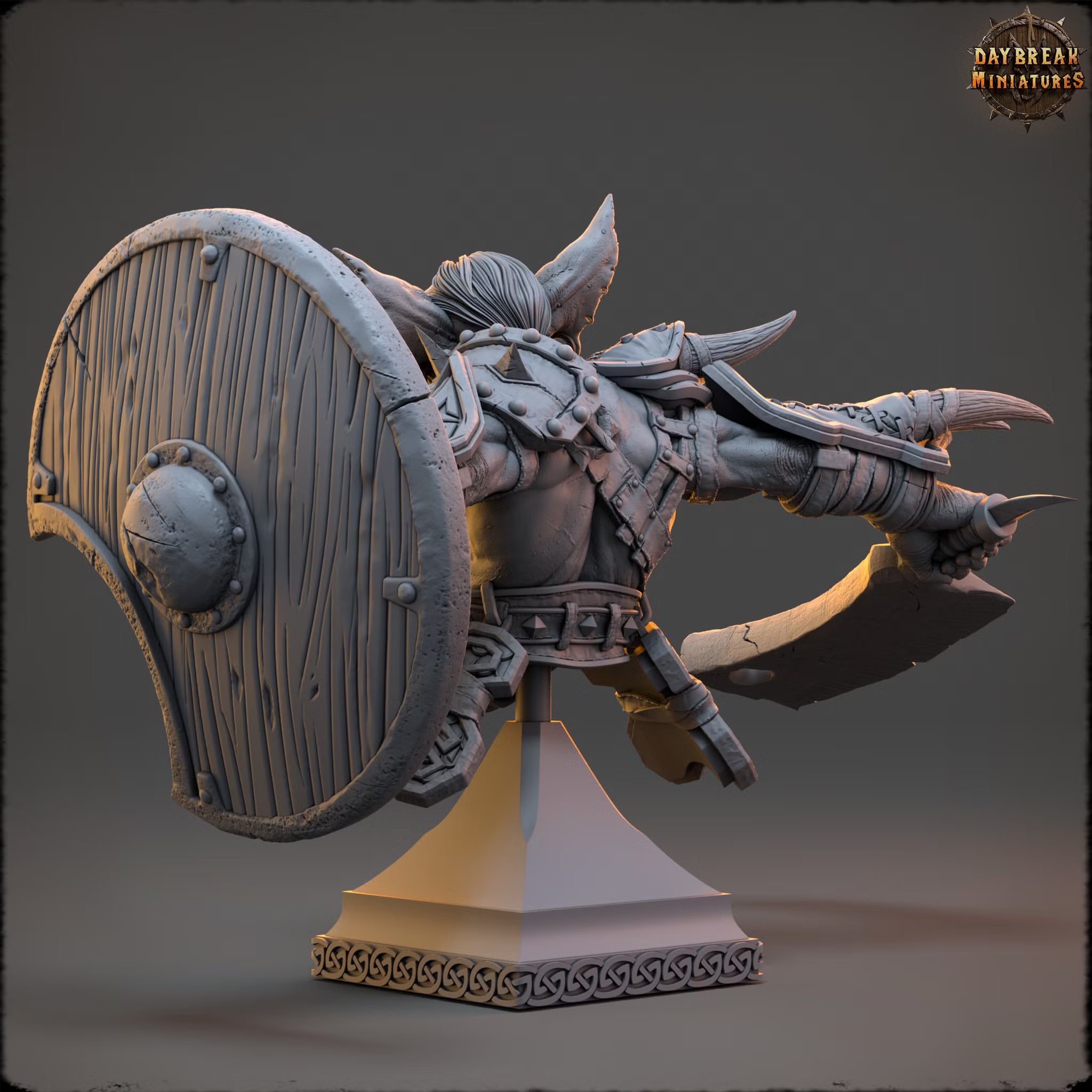 The Tusked Marauders of Gauntwood - Jauk Stomper - Bust - Daybreak Miniatures — official view 3