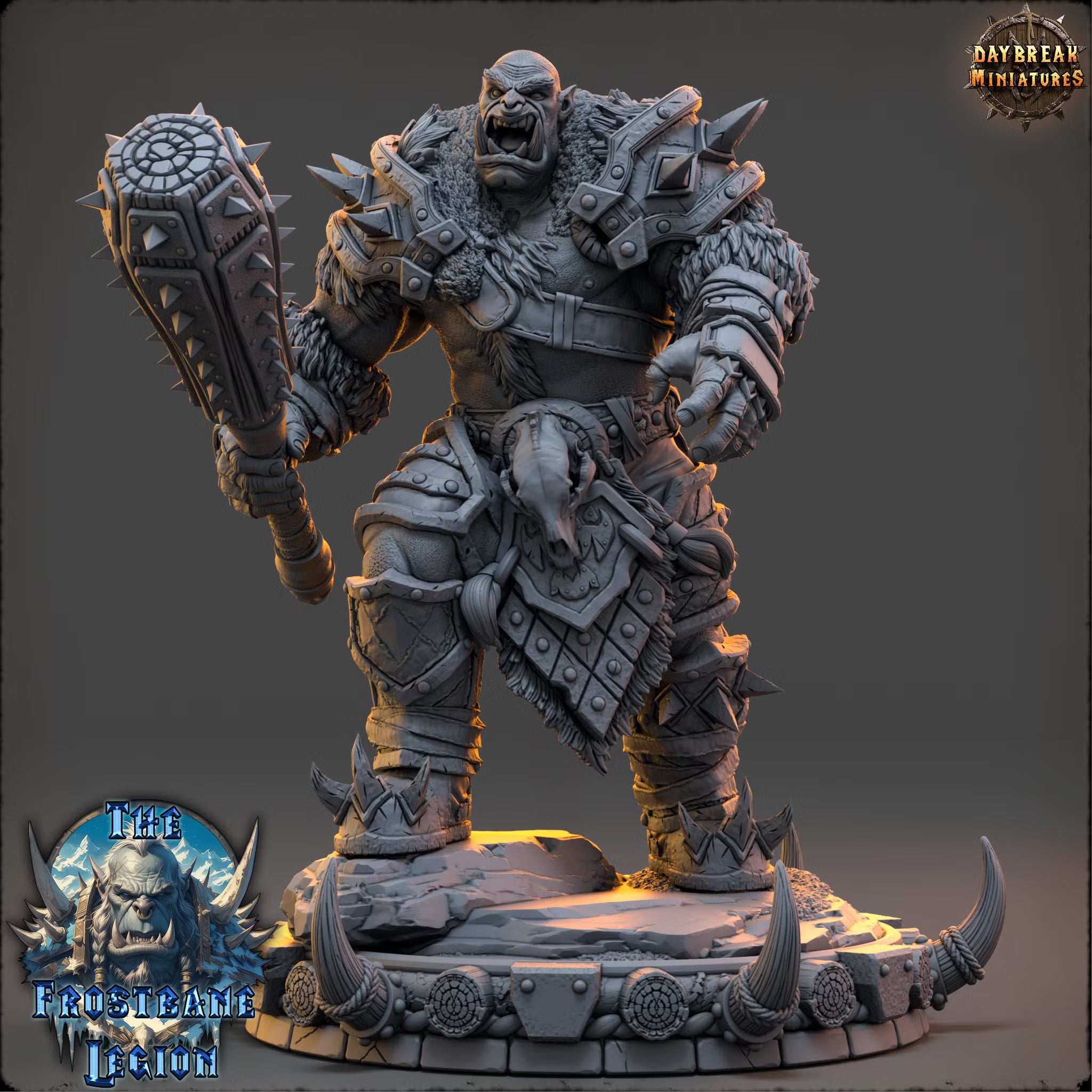 The Frostbane Legion - Boroth Skullcleaver - Daybreak Miniatures