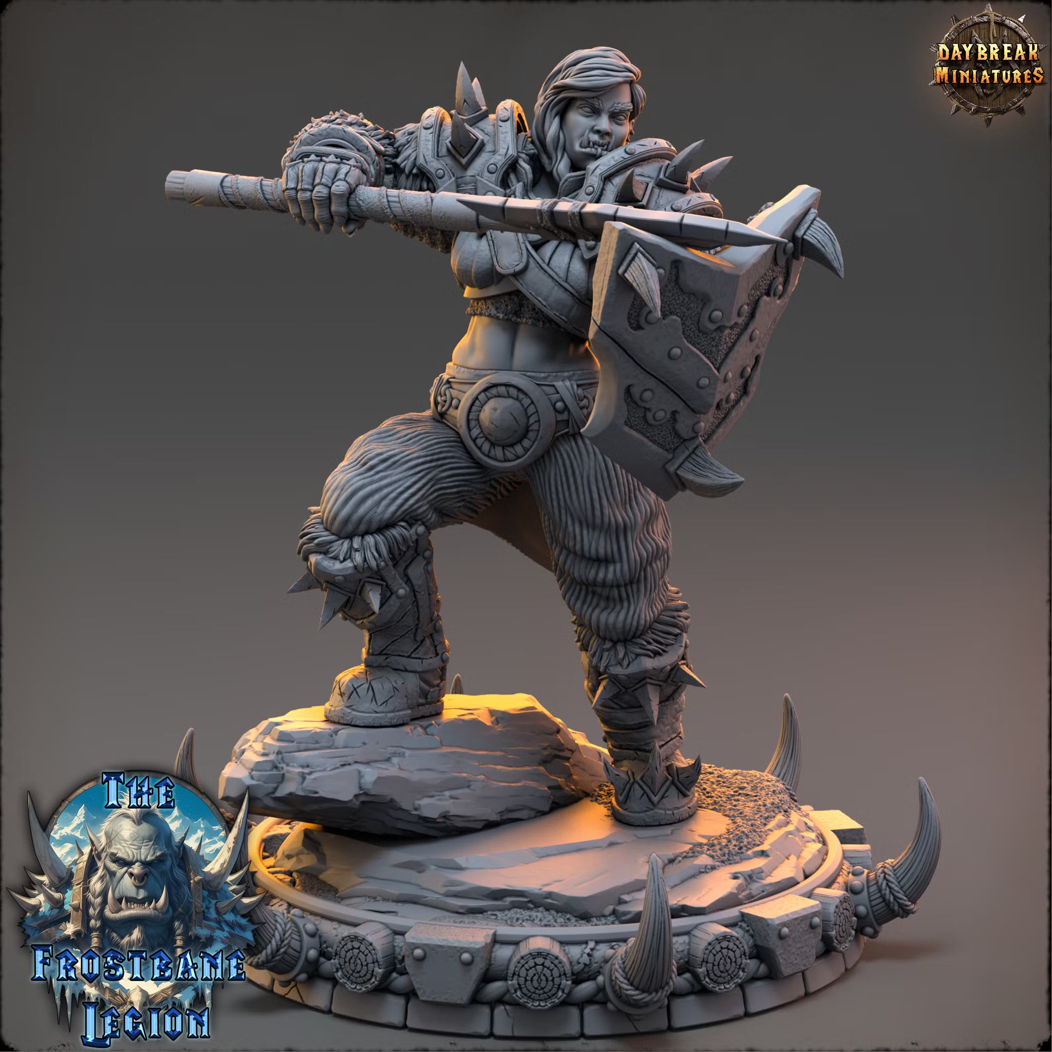 The Frostbane Legion - Kaelra Frostvein - Daybreak Miniatures