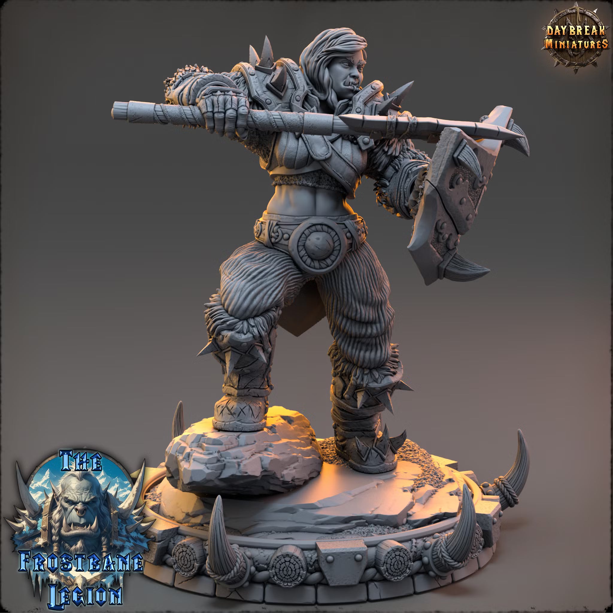 The Frostbane Legion - Kaelra Frostvein - Daybreak Miniatures