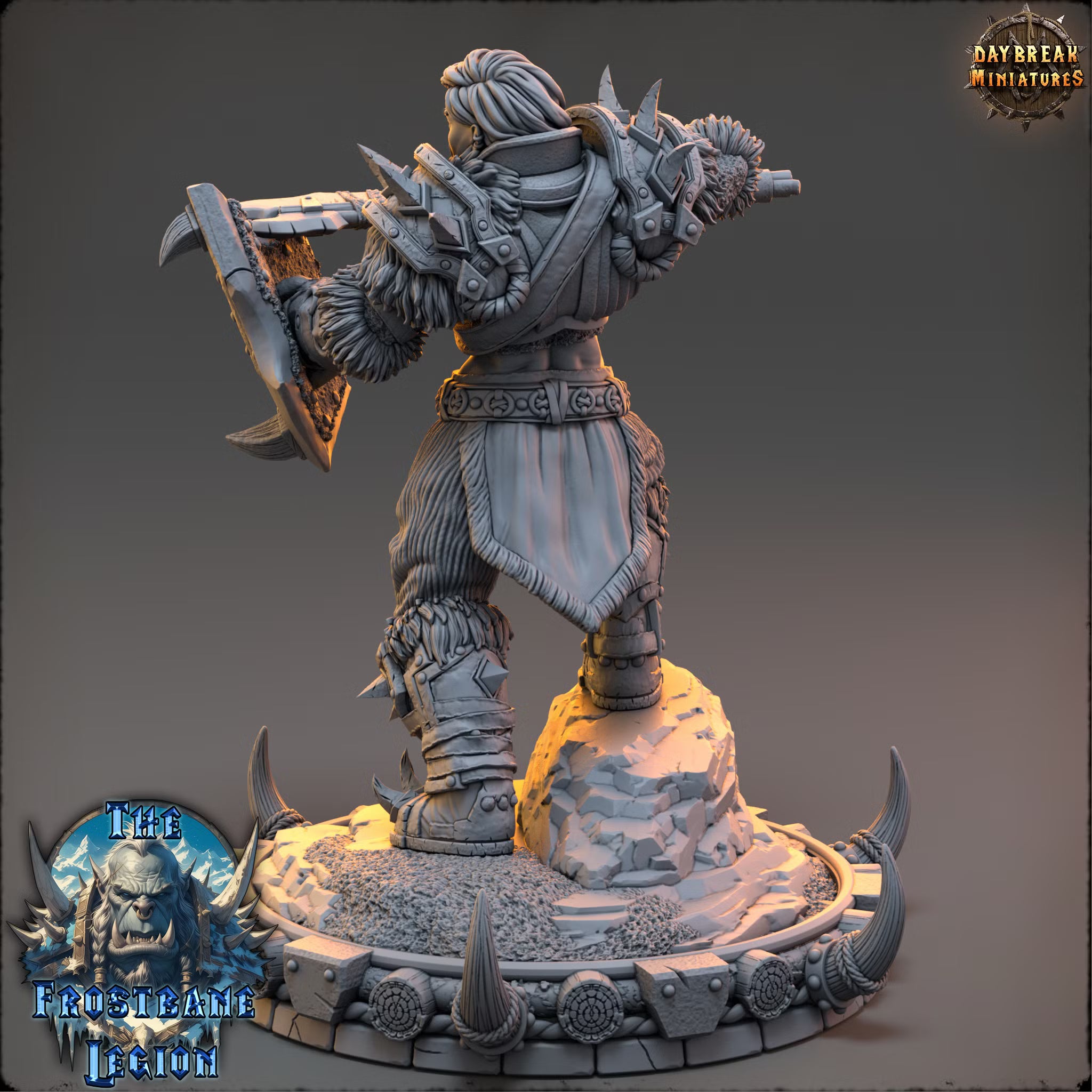 The Frostbane Legion - Kaelra Frostvein - Daybreak Miniatures