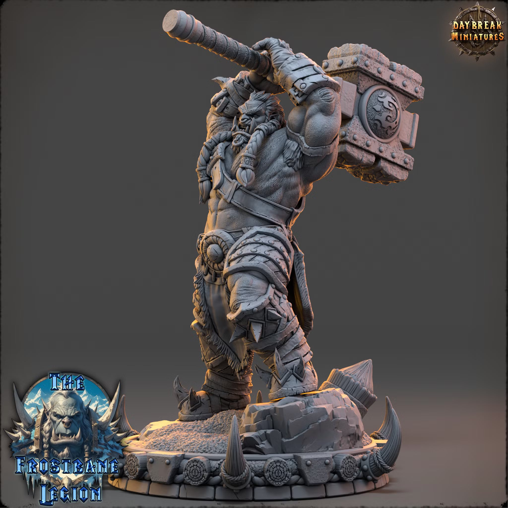 The Frostbane Legion - Krulgar Bonebreaker - Daybreak Miniatures