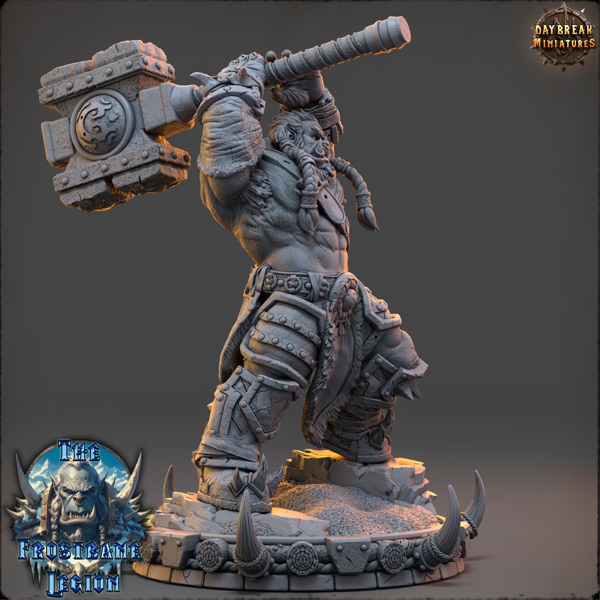 The Frostbane Legion - Krulgar Bonebreaker - Daybreak Miniatures