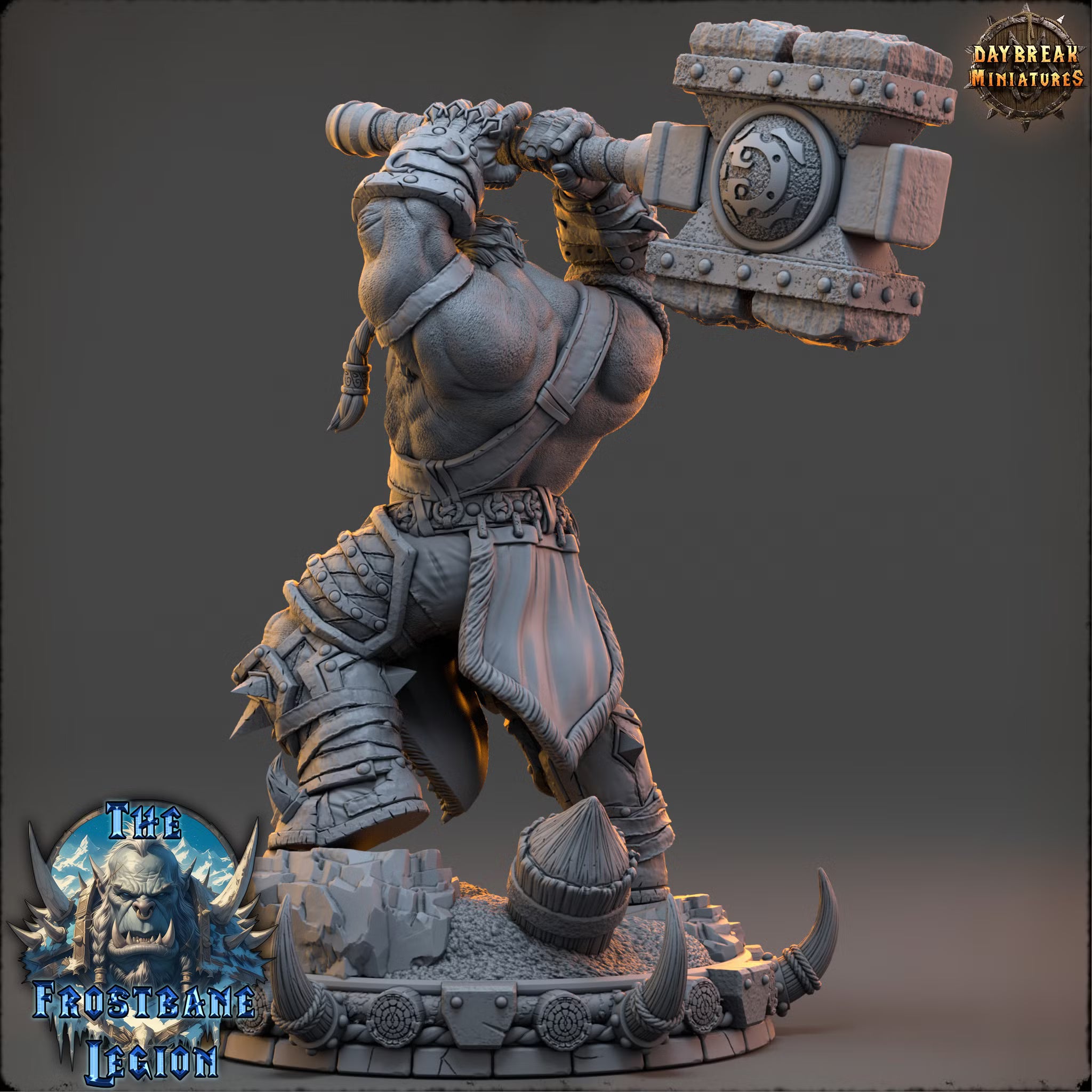 The Frostbane Legion - Krulgar Bonebreaker - Daybreak Miniatures