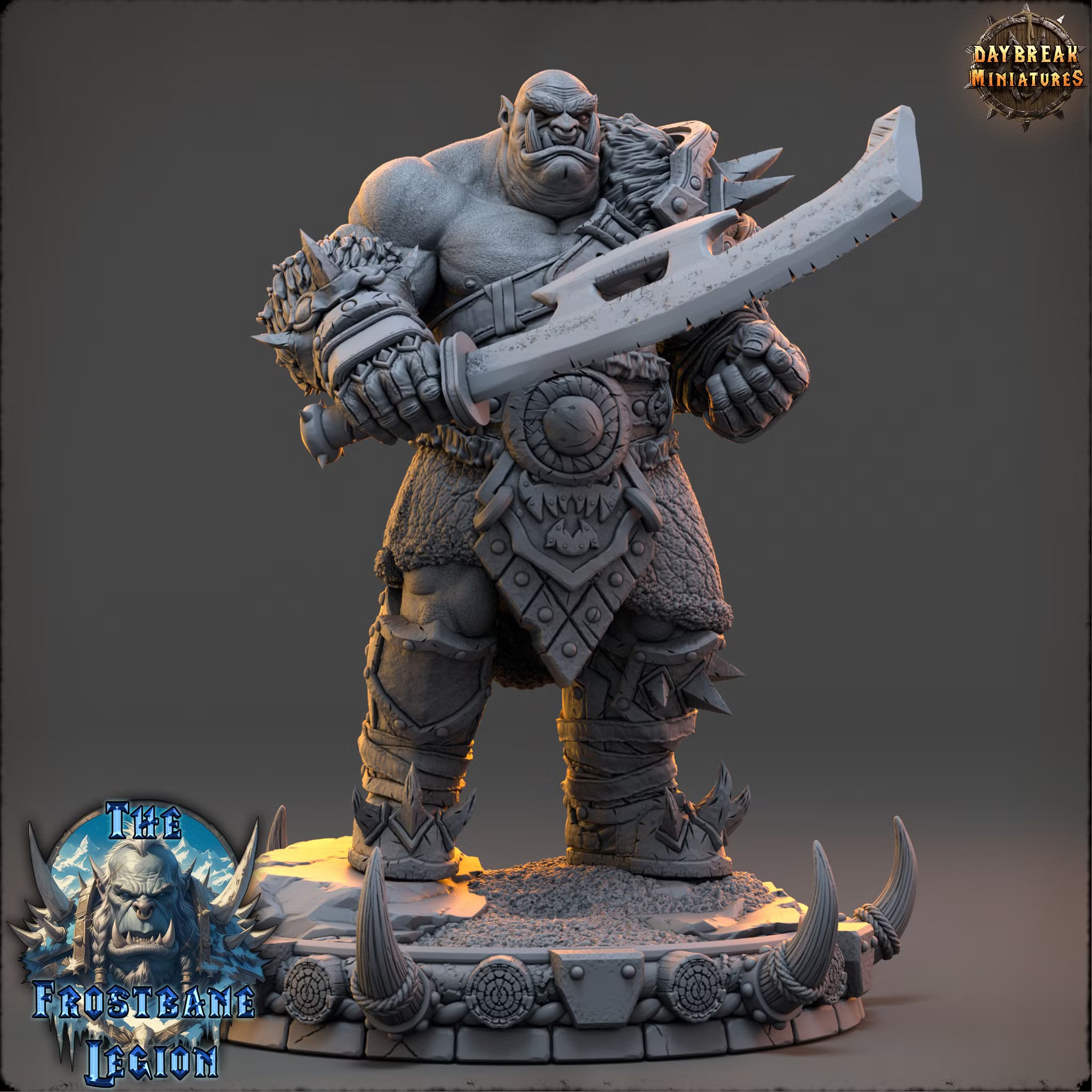 The Frostbane Legion - Mournak Ironblood - Daybreak Miniatures