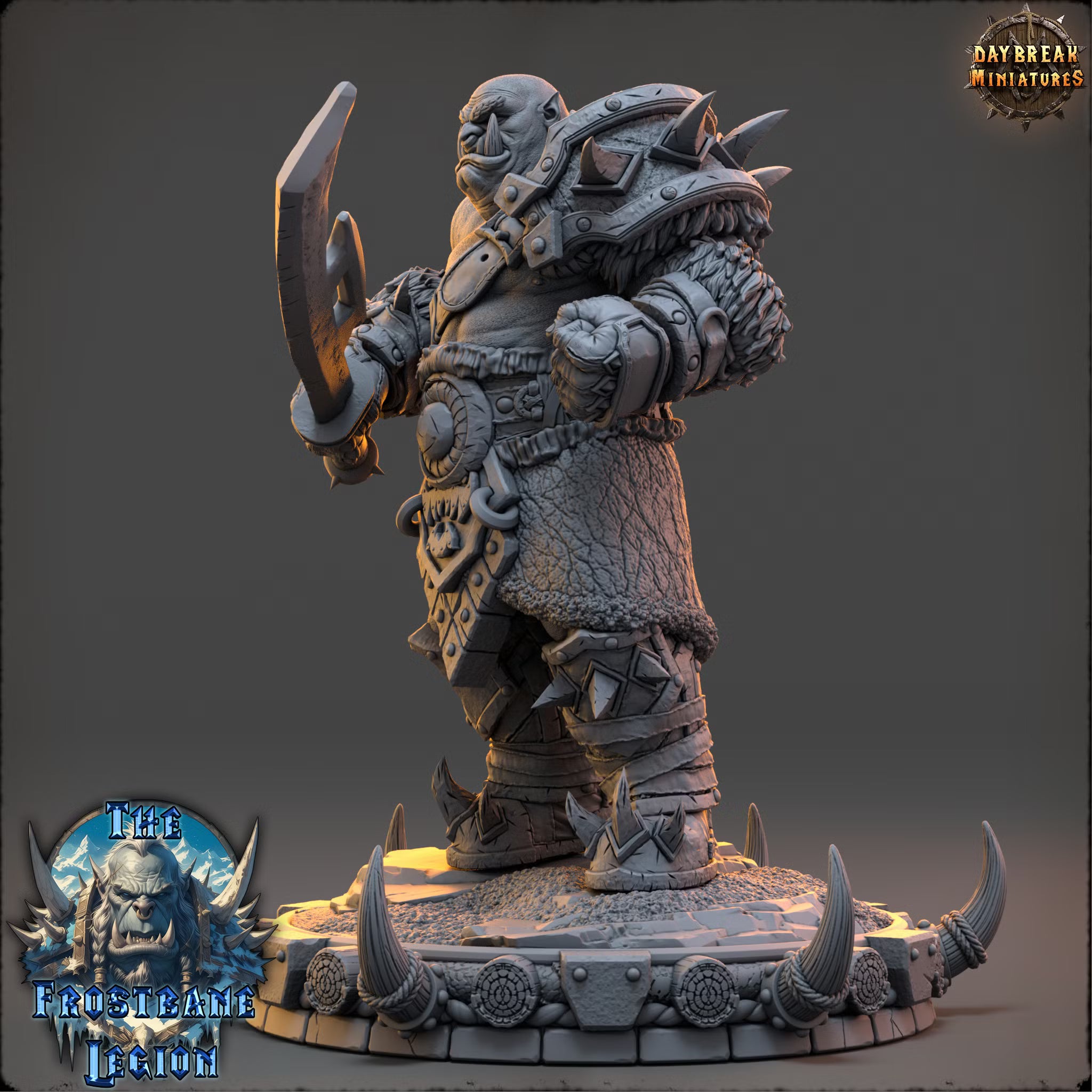 The Frostbane Legion - Mournak Ironblood - Daybreak Miniatures