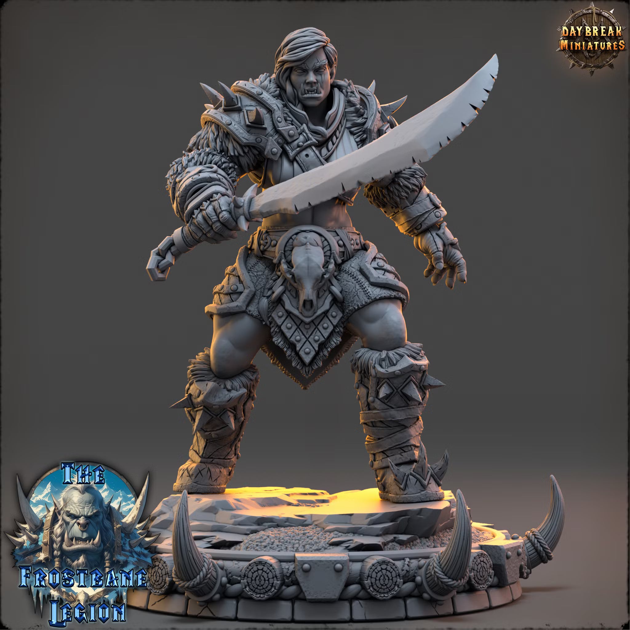 The Frostbane Legion - Syrka the Blizzardborn - Daybreak Miniatures