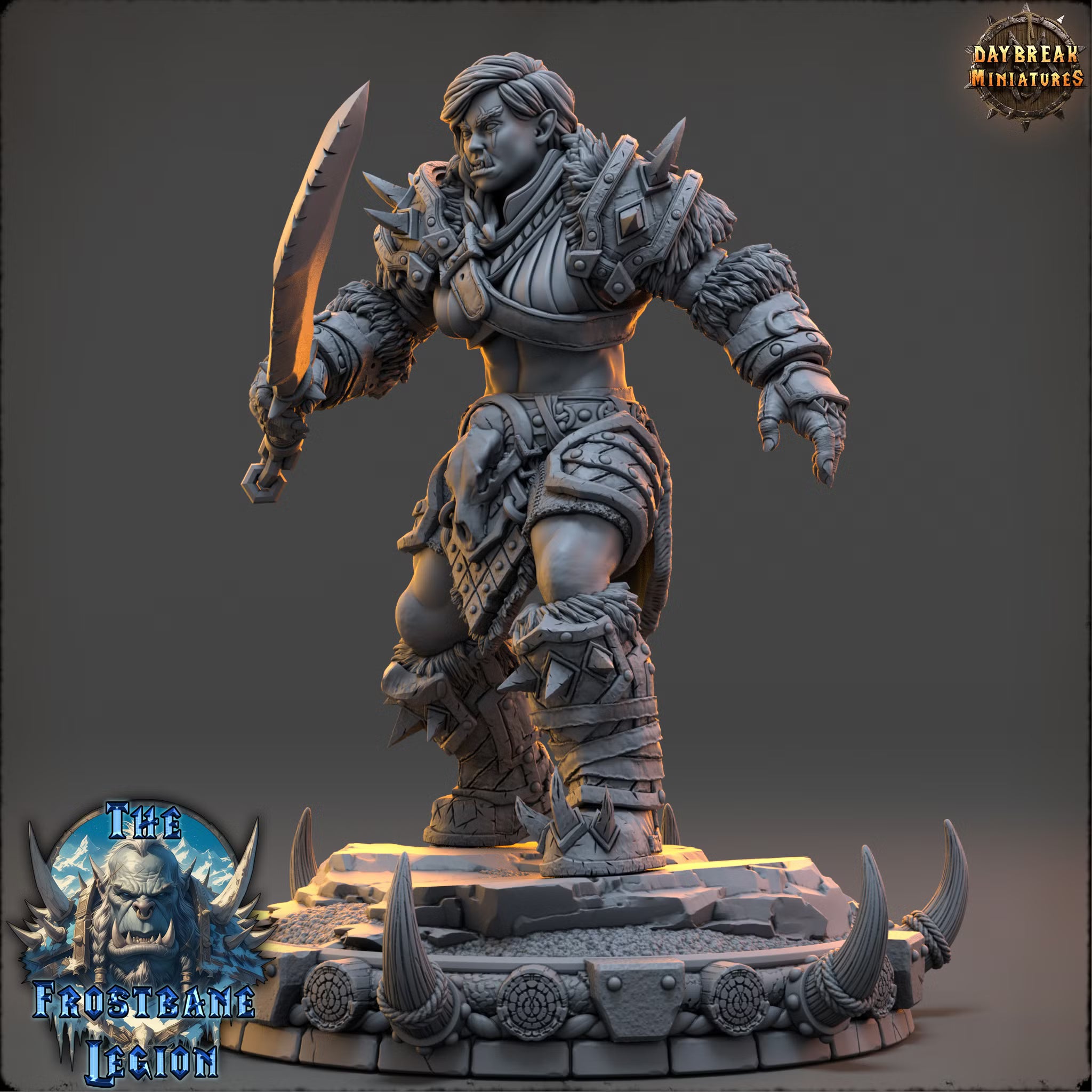 The Frostbane Legion - Syrka the Blizzardborn - Daybreak Miniatures