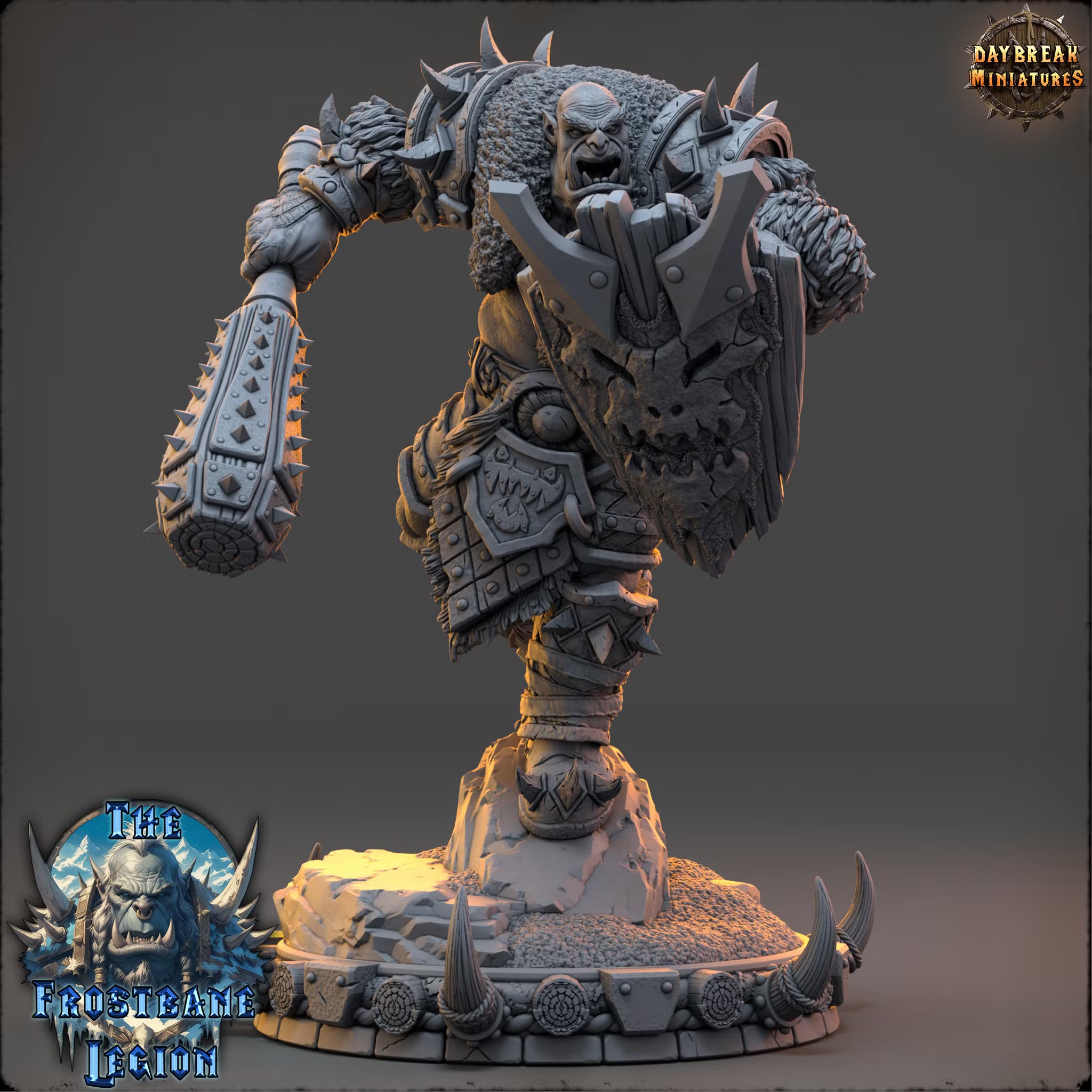 The Frostbane Legion - Throggar Wolfbane - Daybreak Miniatures