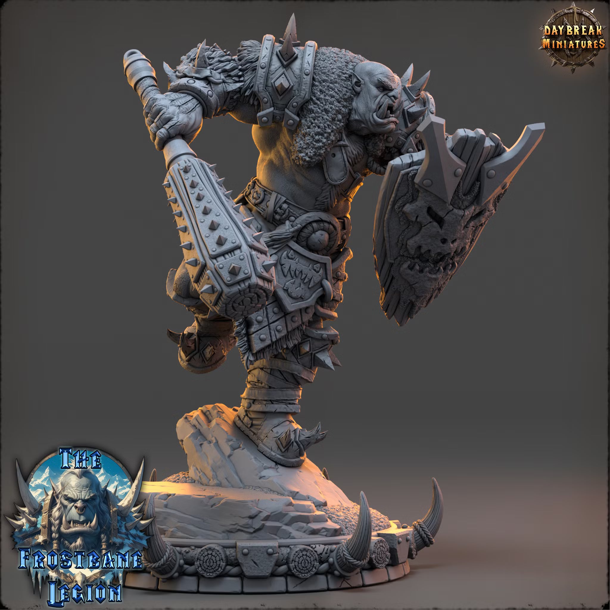 The Frostbane Legion - Throggar Wolfbane - Daybreak Miniatures