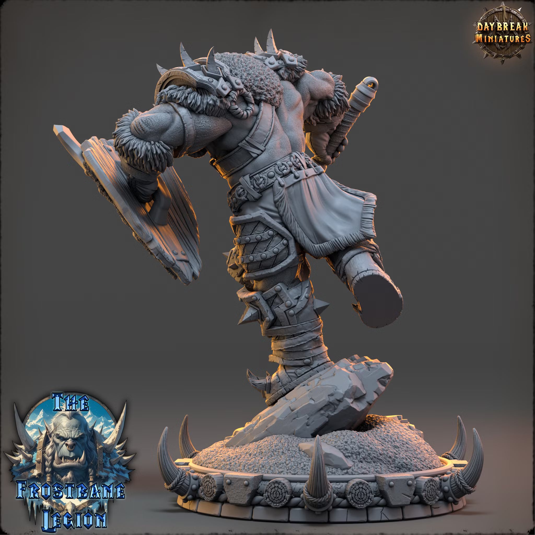 The Frostbane Legion - Throggar Wolfbane - Daybreak Miniatures