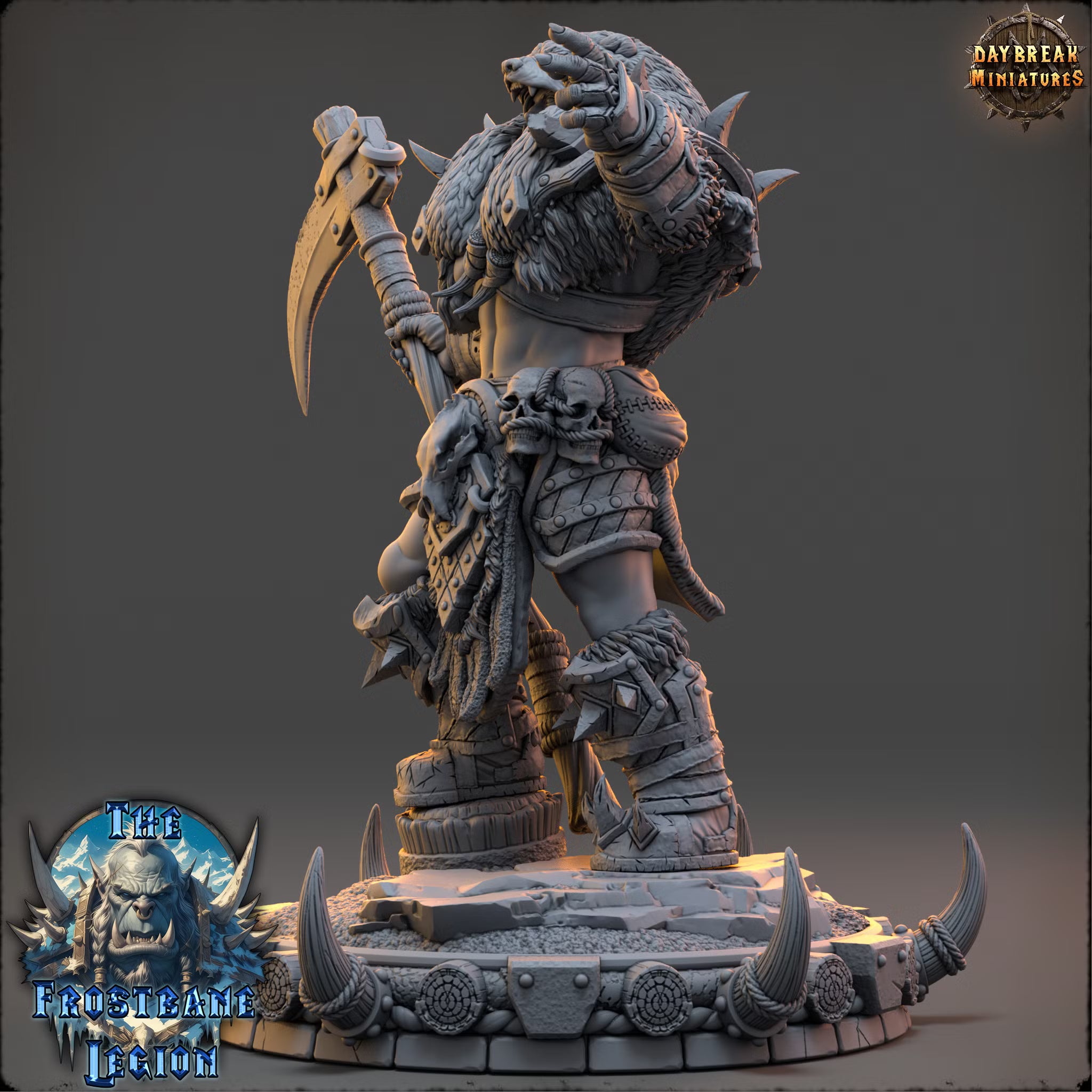 The Frostbane Legion - Vhala the Crimson Howler - Daybreak Miniatures