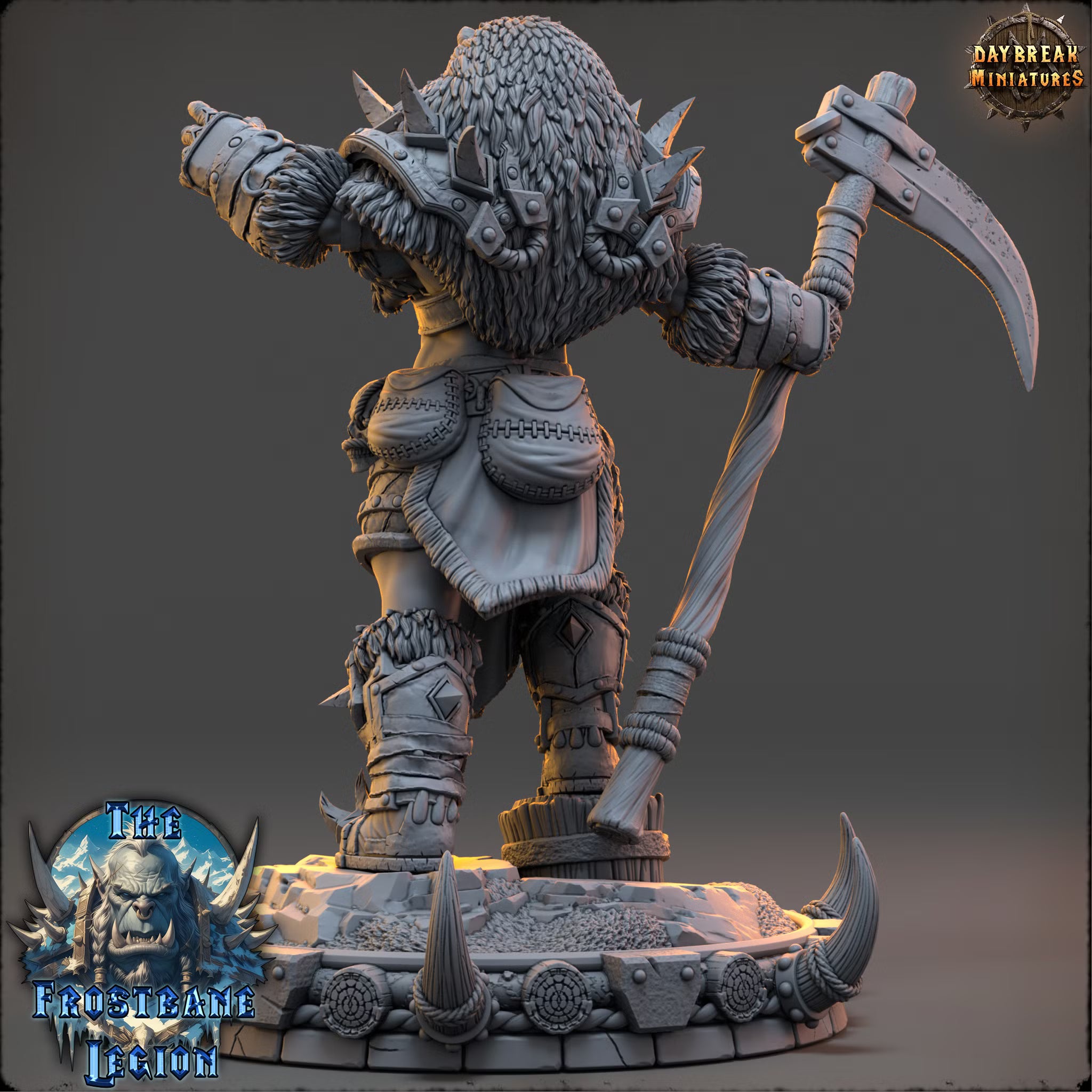 The Frostbane Legion - Vhala the Crimson Howler - Daybreak Miniatures