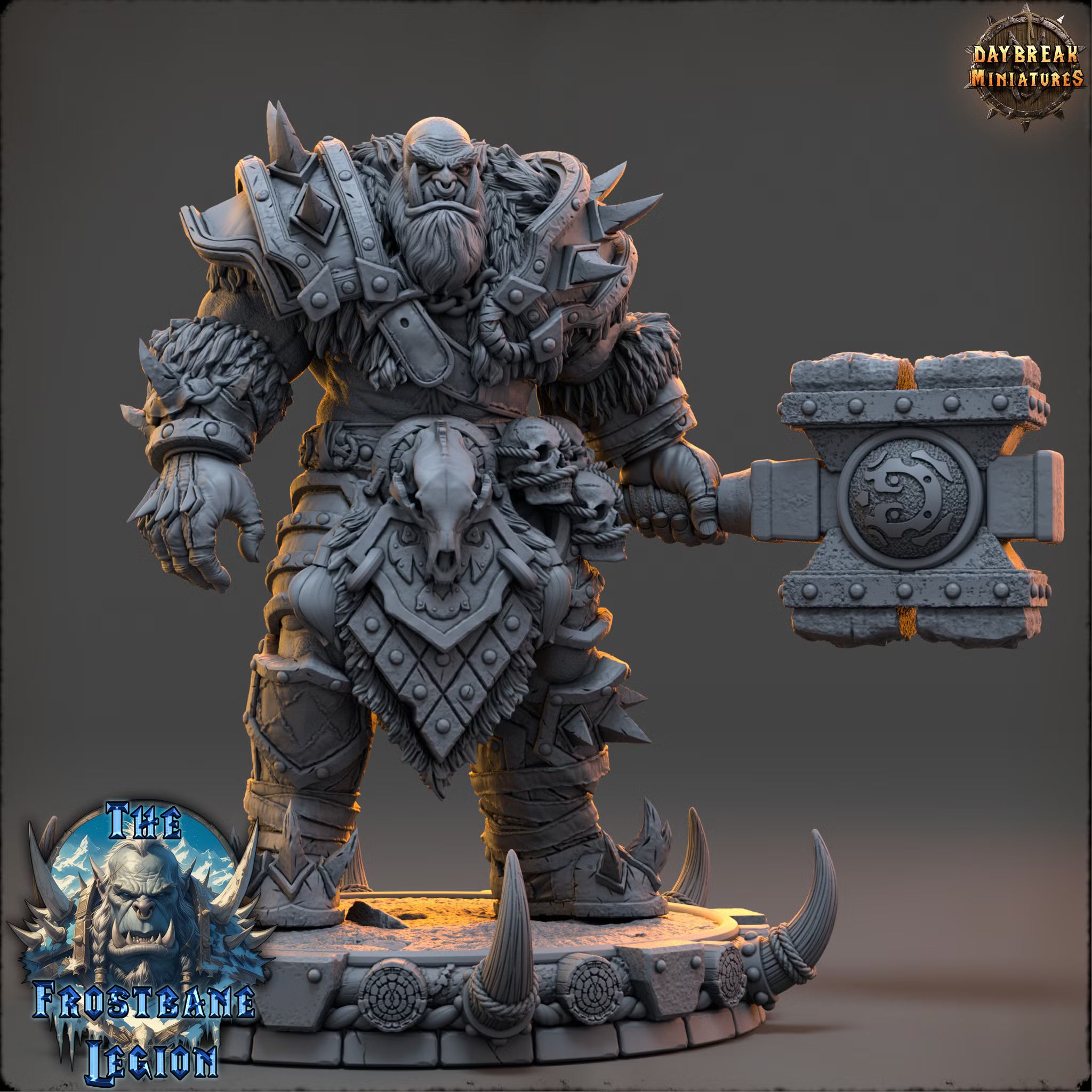 The Frostbane Legion - Vorgath Icefang - Daybreak Miniatures