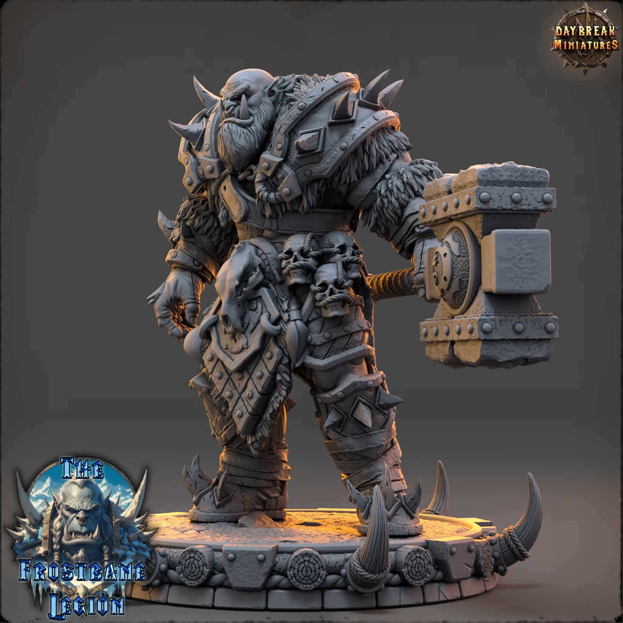 The Frostbane Legion - Vorgath Icefang - Daybreak Miniatures