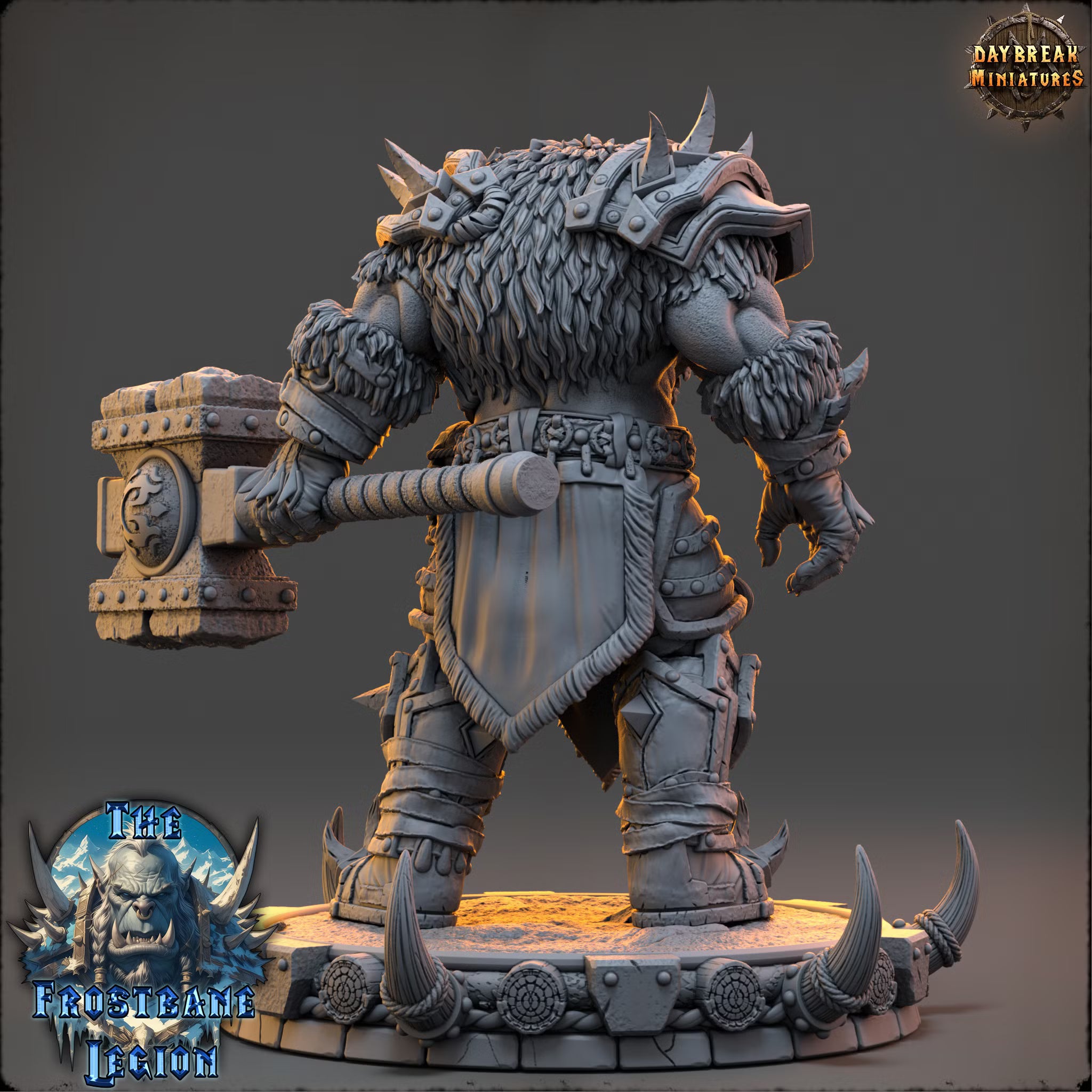 The Frostbane Legion - Vorgath Icefang - Daybreak Miniatures
