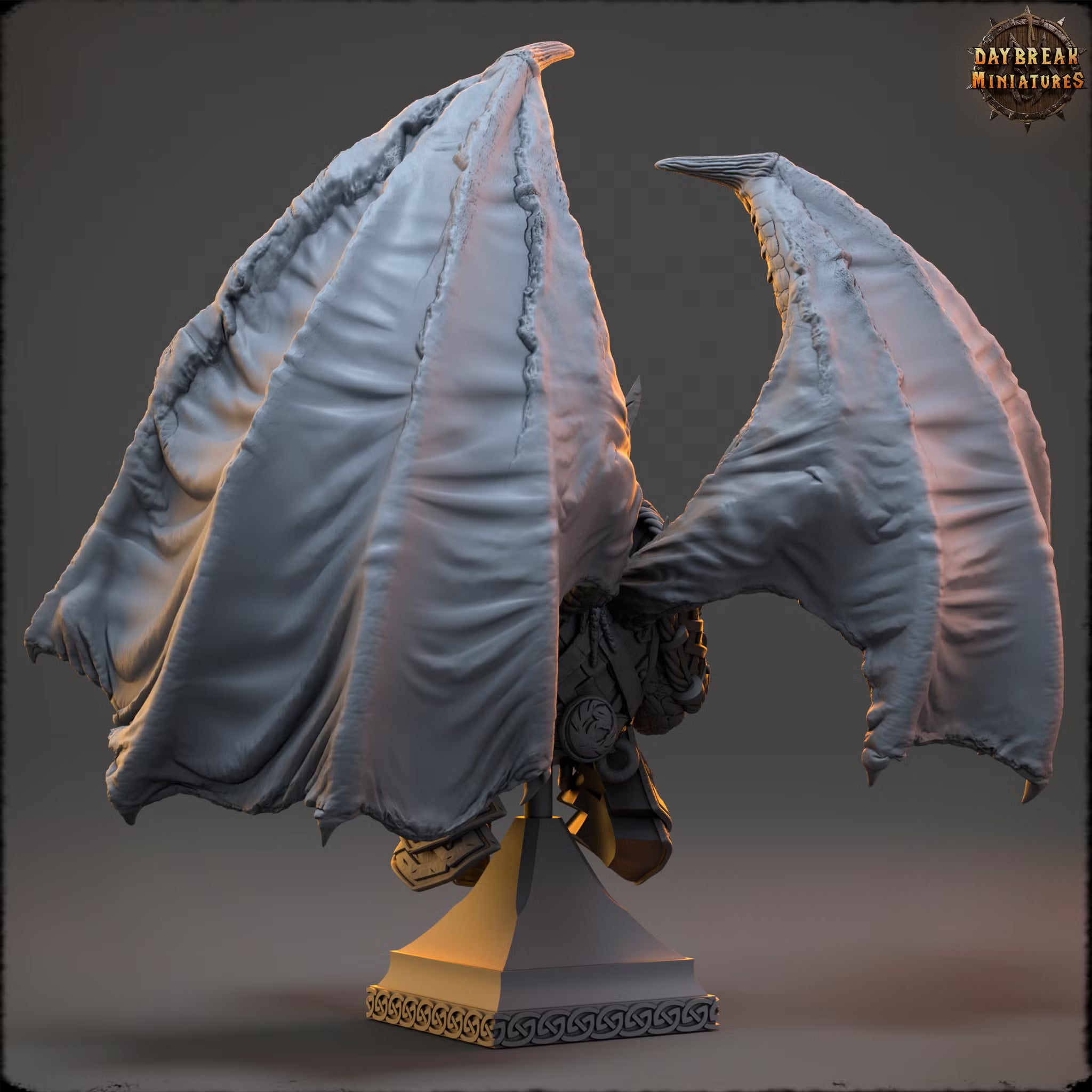 The Stoneborn of the Fire Mountains - Zircon Firefang - Bust - Daybreak Miniatures