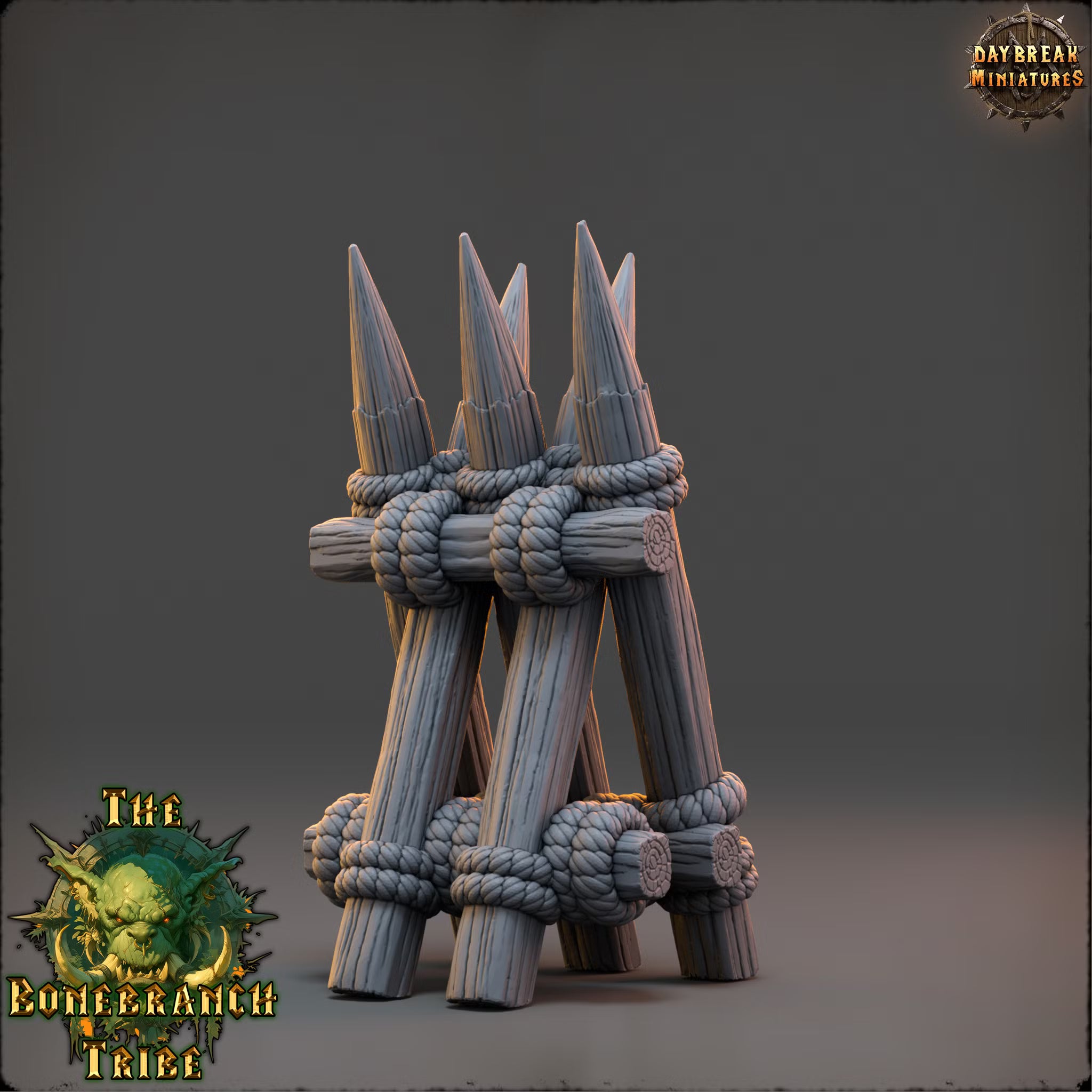 The Bonebranch Tribe - Bonebranch palisade 1 - Daybreak Miniatures