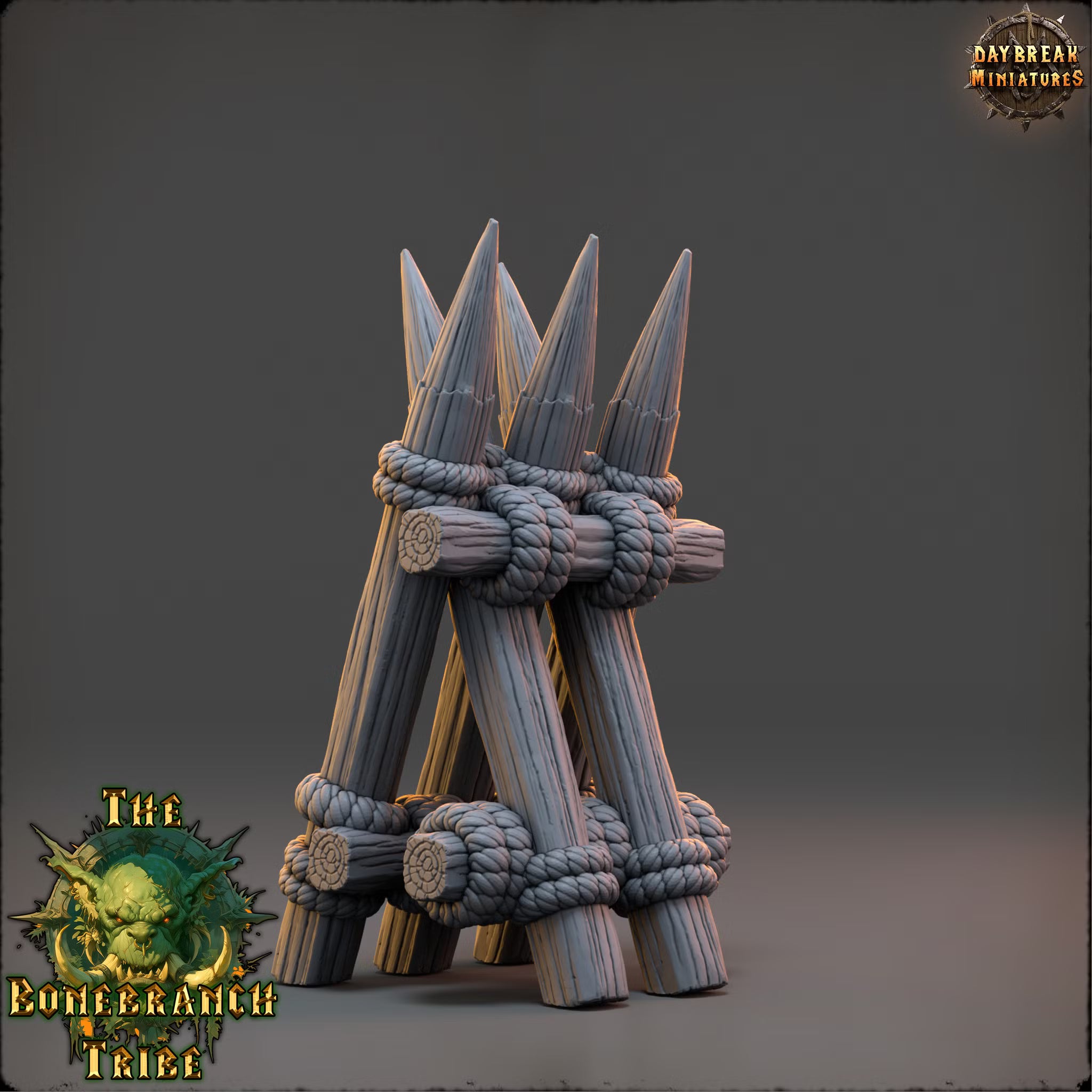 The Bonebranch Tribe - Bonebranch palisade 1 - Daybreak Miniatures