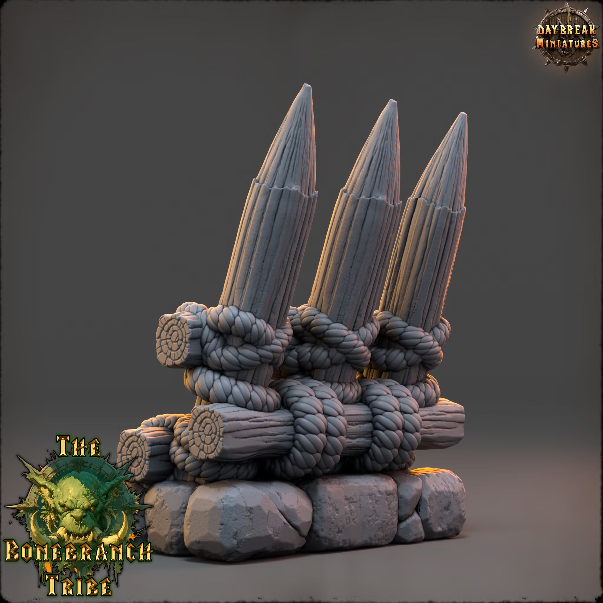The Bonebranch Tribe - Bonebranch palisade 3 - Daybreak Miniatures