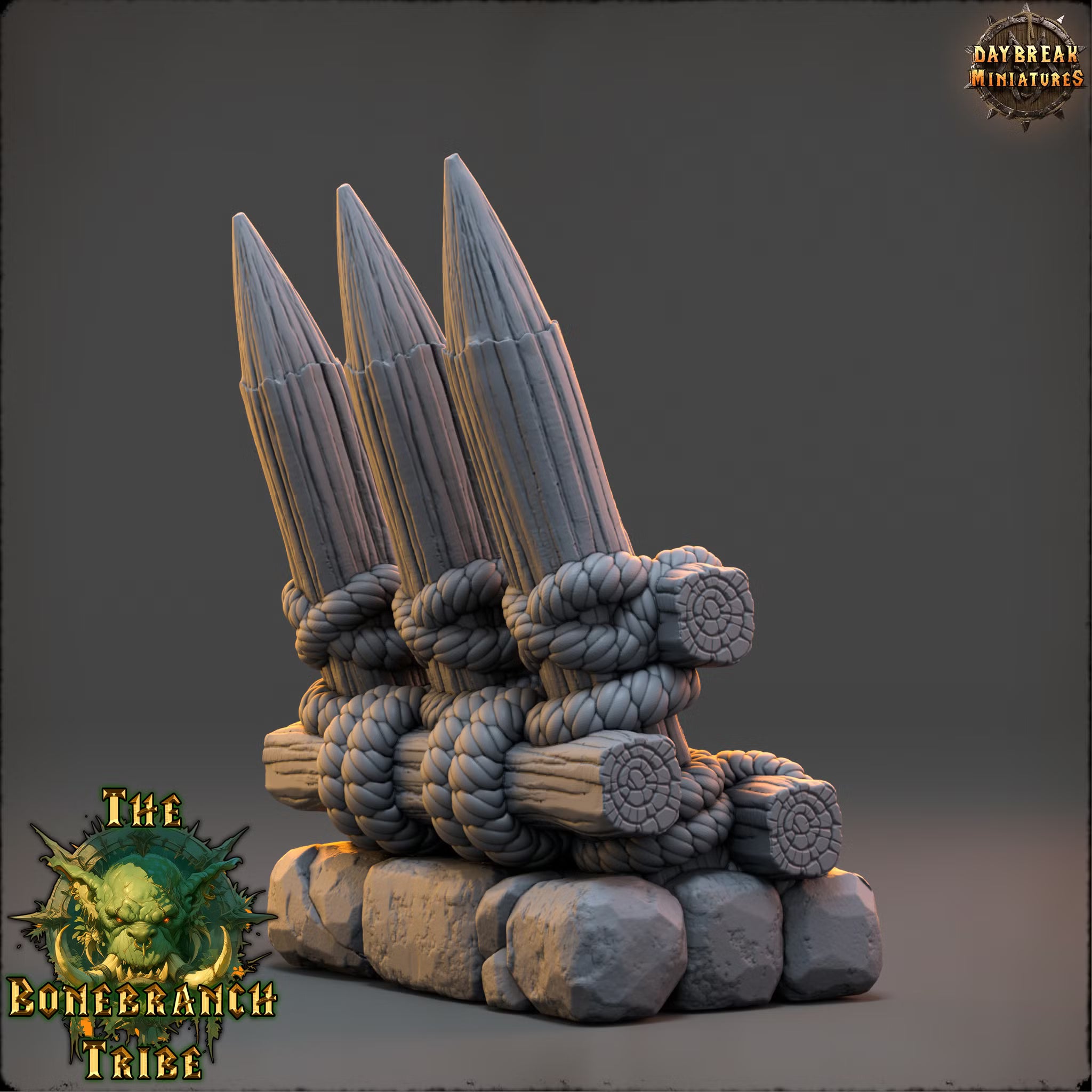 The Bonebranch Tribe - Bonebranch palisade 3 - Daybreak Miniatures