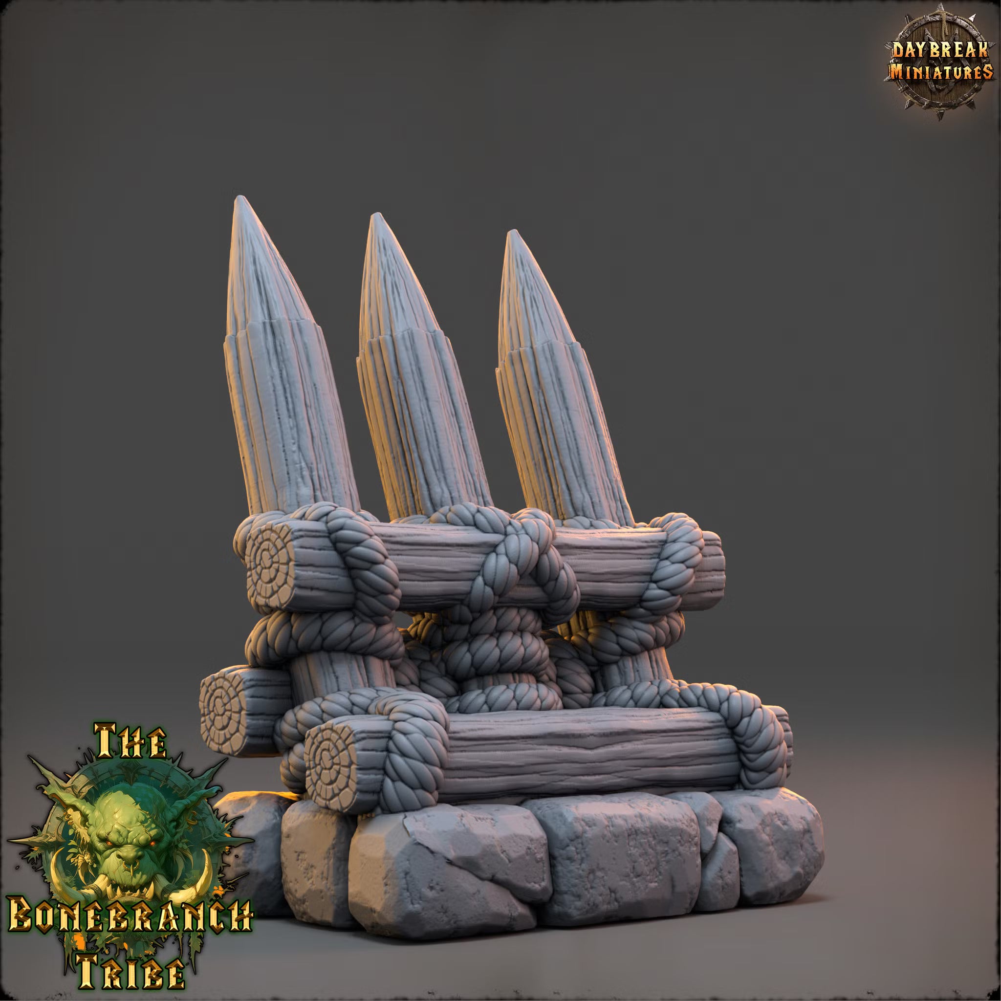 The Bonebranch Tribe - Bonebranch palisade 3 - Daybreak Miniatures