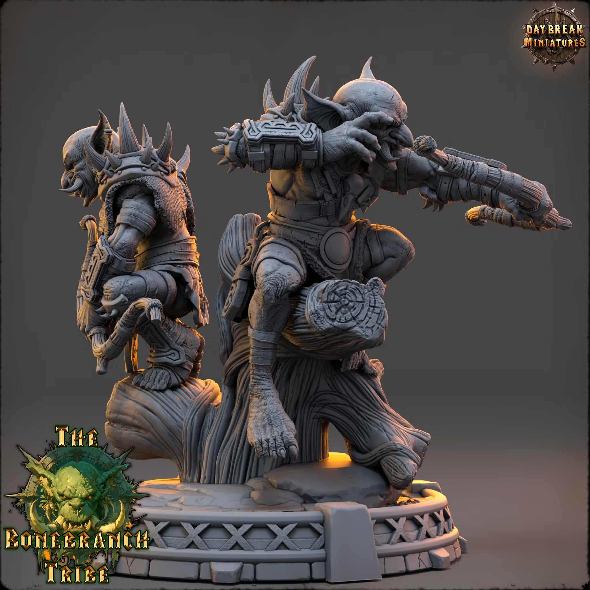 The Bonebranch Tribe - Brothers Mizzik and Hazza Skulker - Daybreak Miniatures