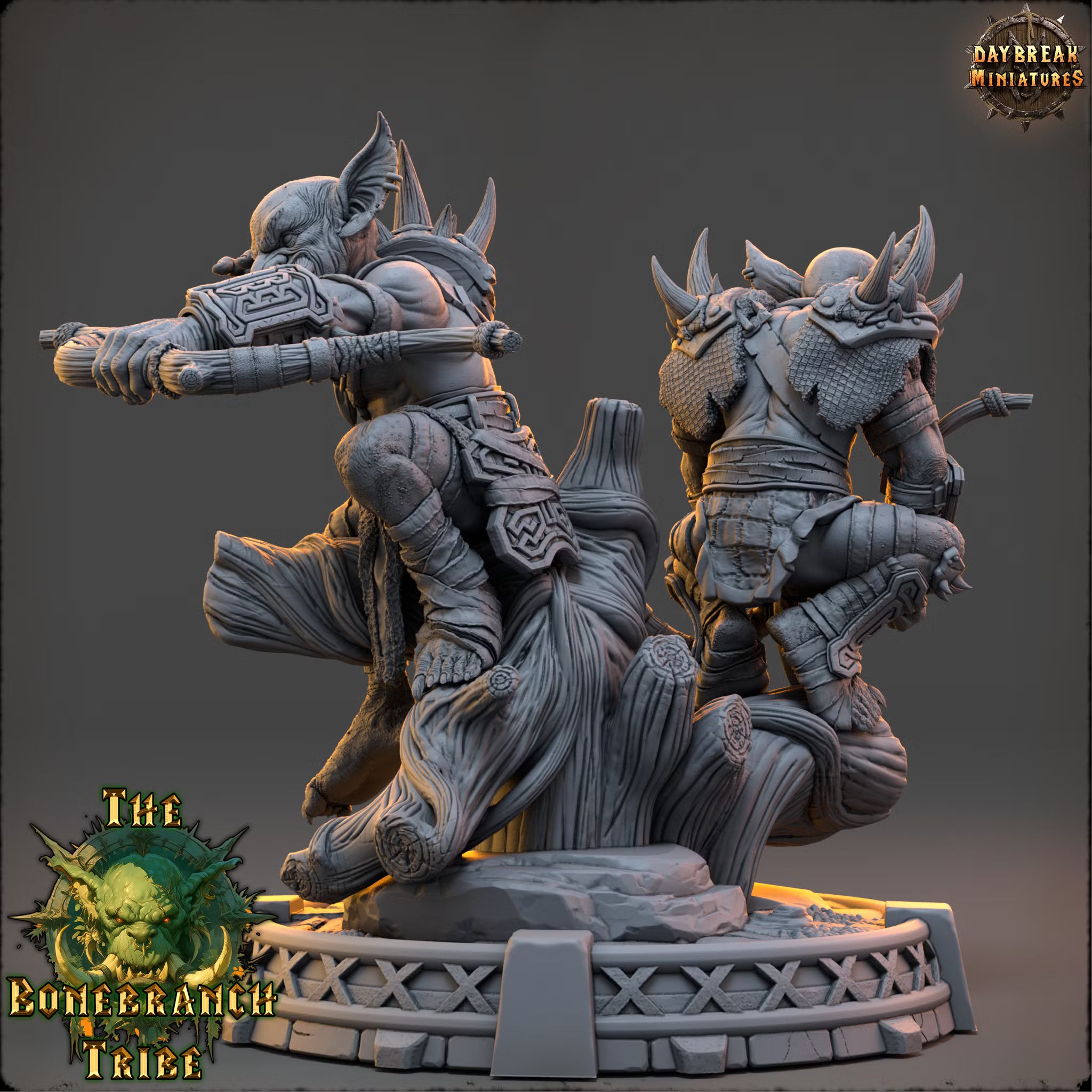 The Bonebranch Tribe - Brothers Mizzik and Hazza Skulker - Daybreak Miniatures
