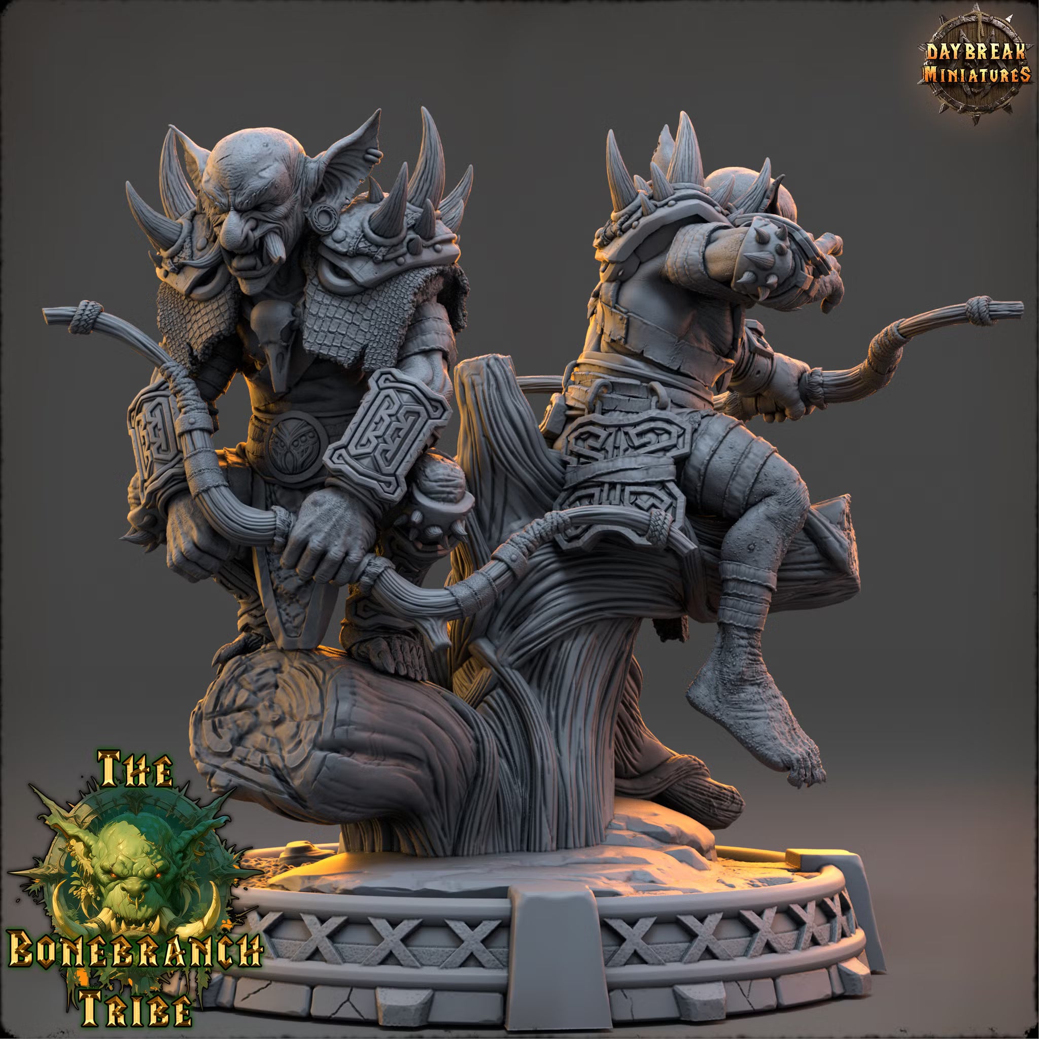 The Bonebranch Tribe - Brothers Mizzik and Hazza Skulker - Daybreak Miniatures
