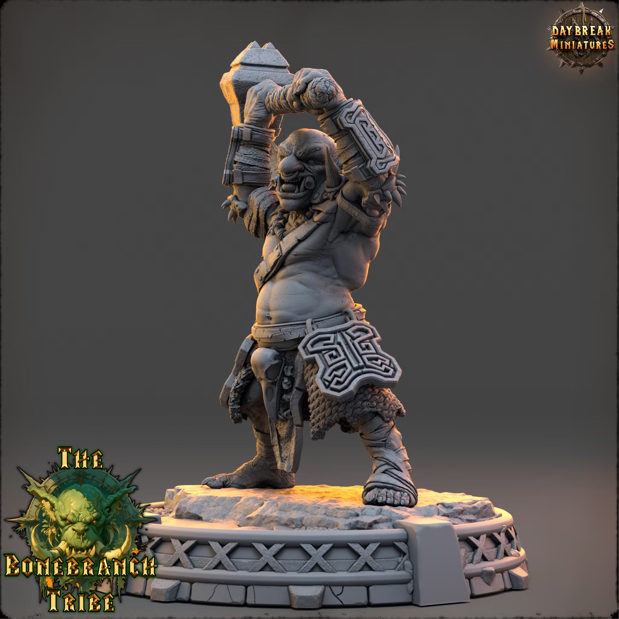 The Bonebranch Tribe - Drogg Skullstamper - Daybreak Miniatures