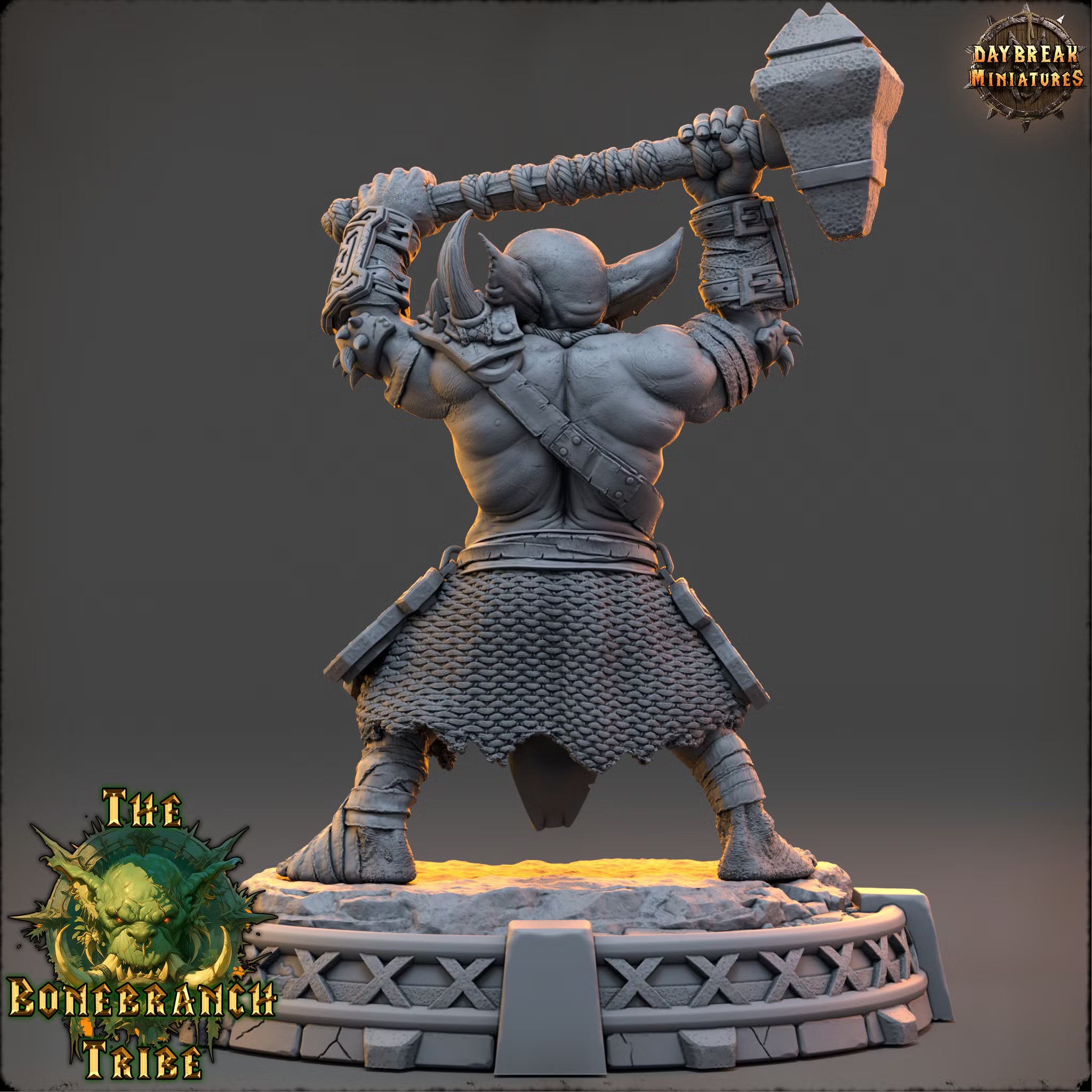 The Bonebranch Tribe - Drogg Skullstamper - Daybreak Miniatures