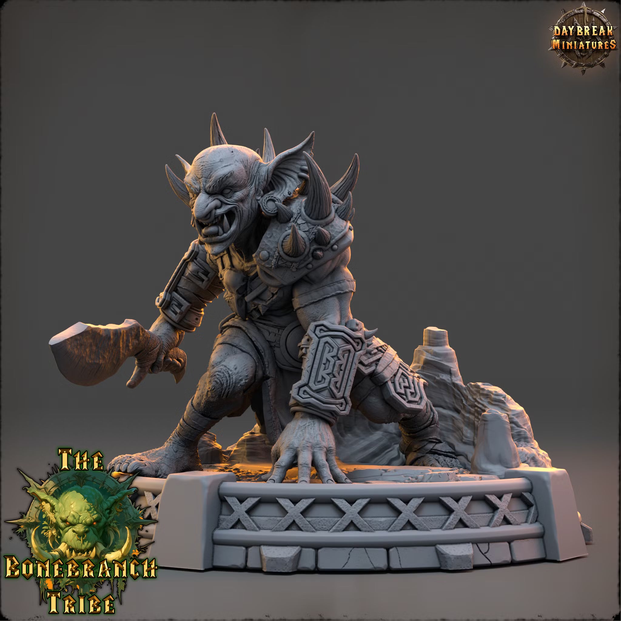 The Bonebranch Tribe - Drubz Bonefist - Daybreak Miniatures