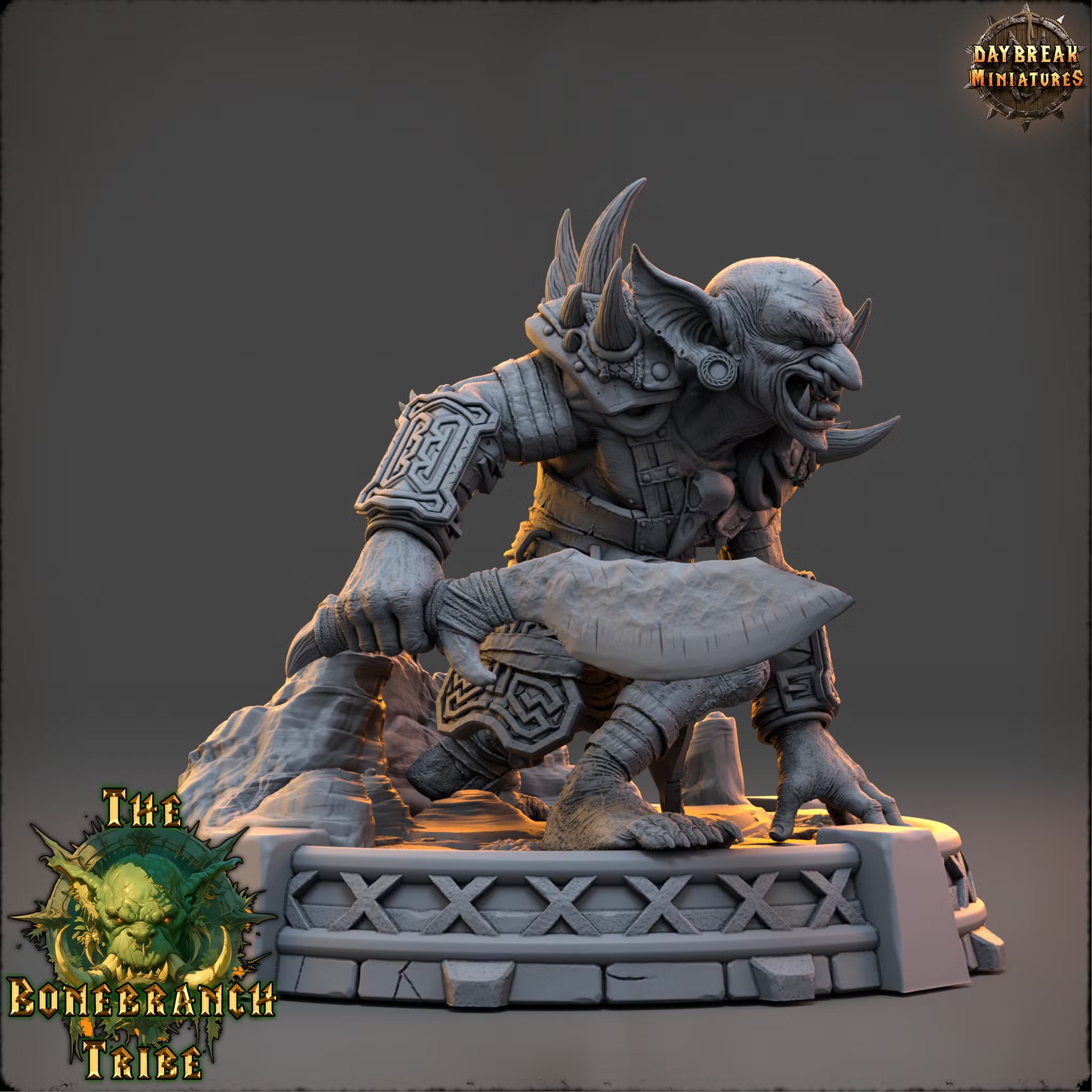 The Bonebranch Tribe - Drubz Bonefist - Daybreak Miniatures