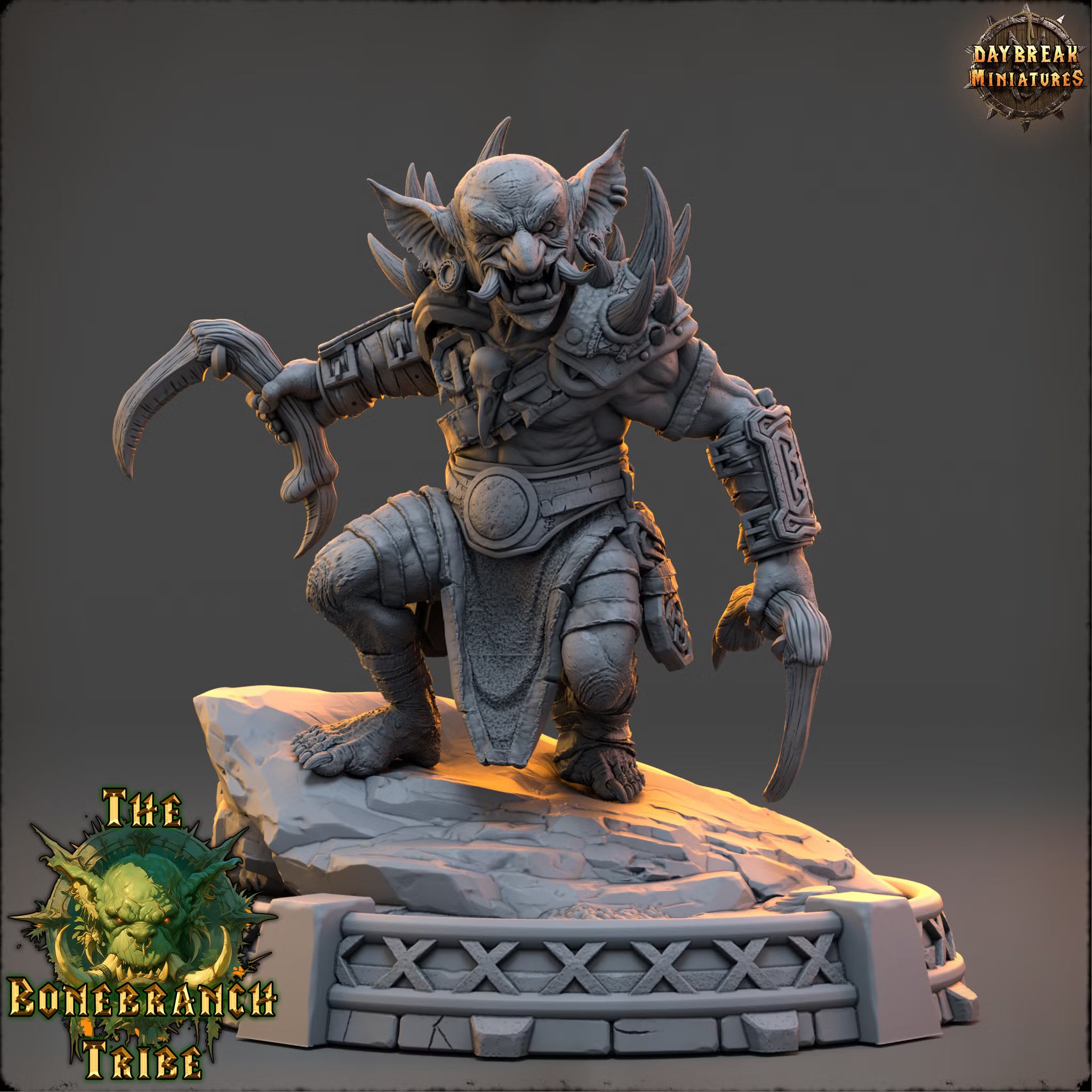 The Bonebranch Tribe - Varka Spinechewer - Daybreak Miniatures