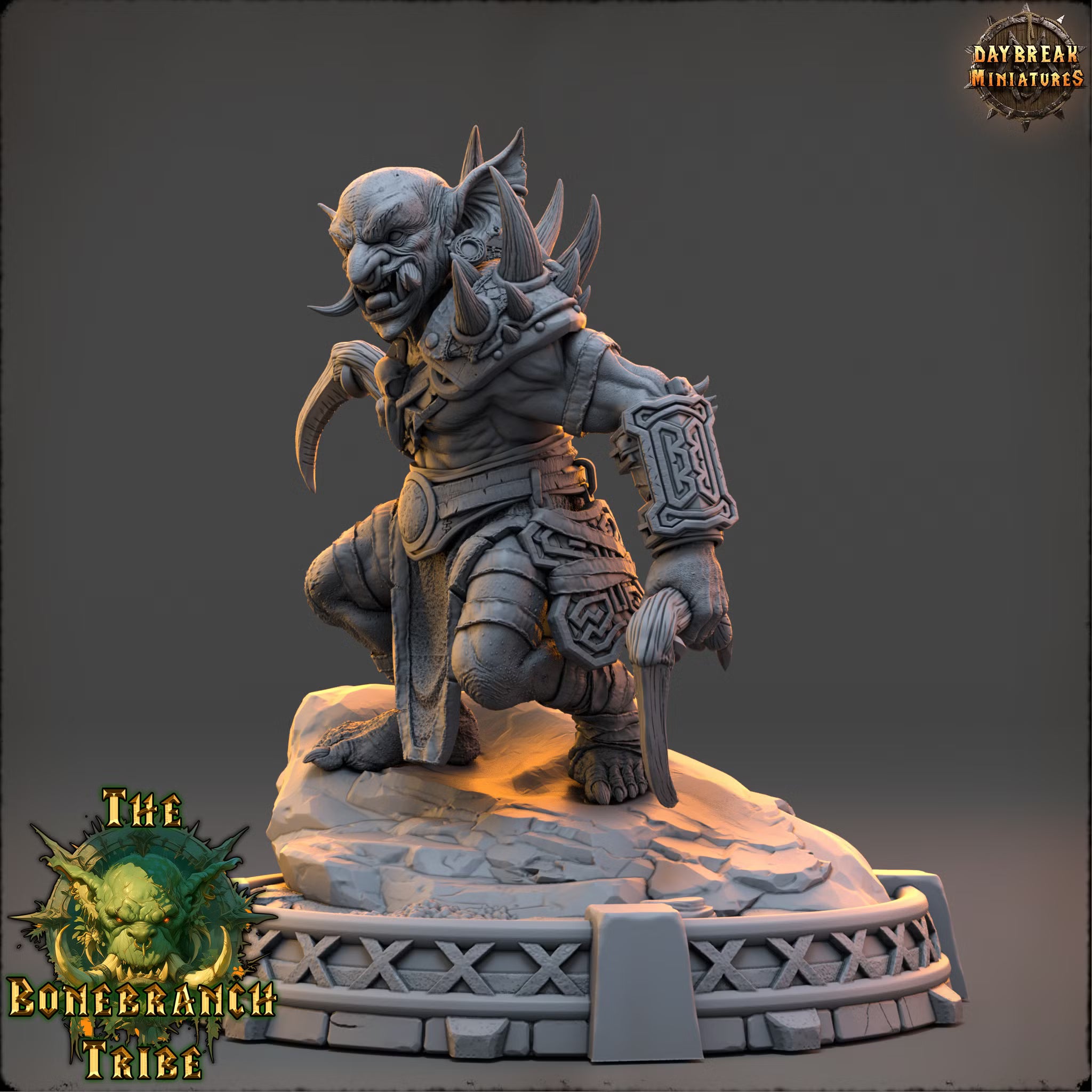 The Bonebranch Tribe - Varka Spinechewer - Daybreak Miniatures