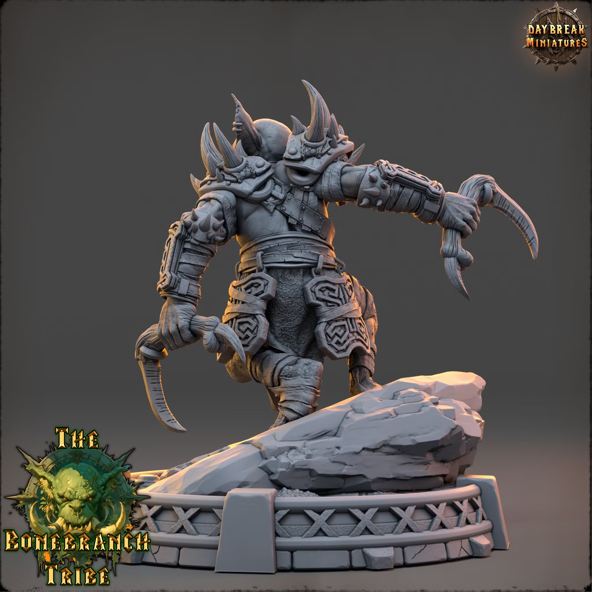 The Bonebranch Tribe - Varka Spinechewer - Daybreak Miniatures