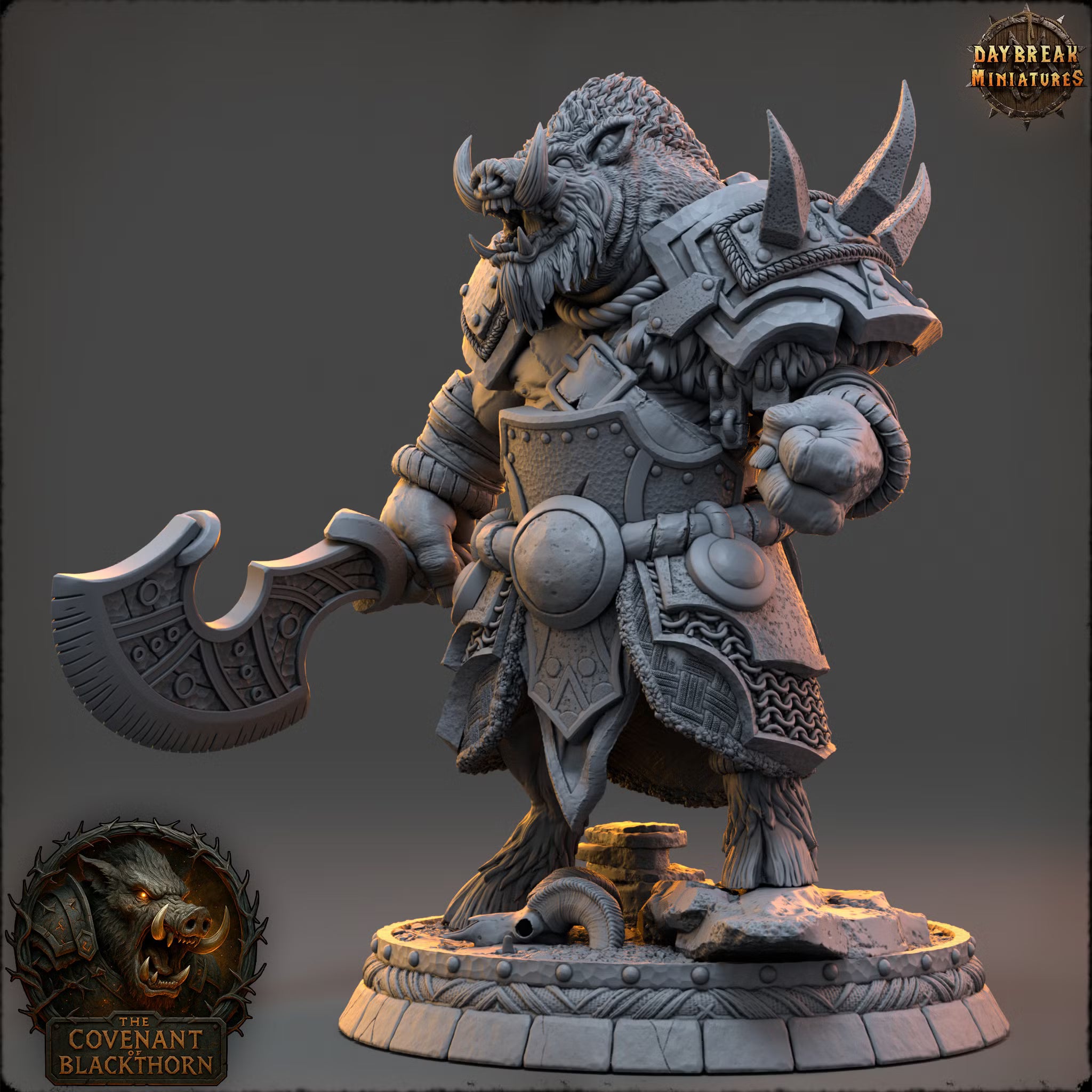 The Covenant of Blackthorn - Druzz Warthide - Daybreak Miniatures