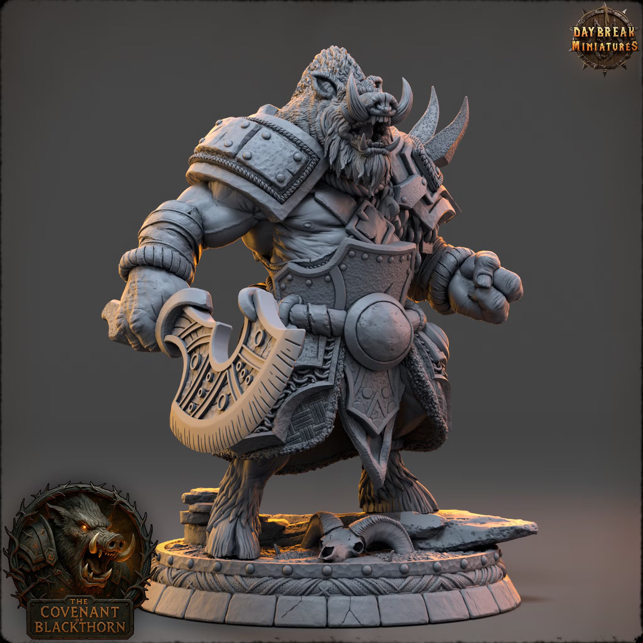 The Covenant of Blackthorn - Druzz Warthide - Daybreak Miniatures
